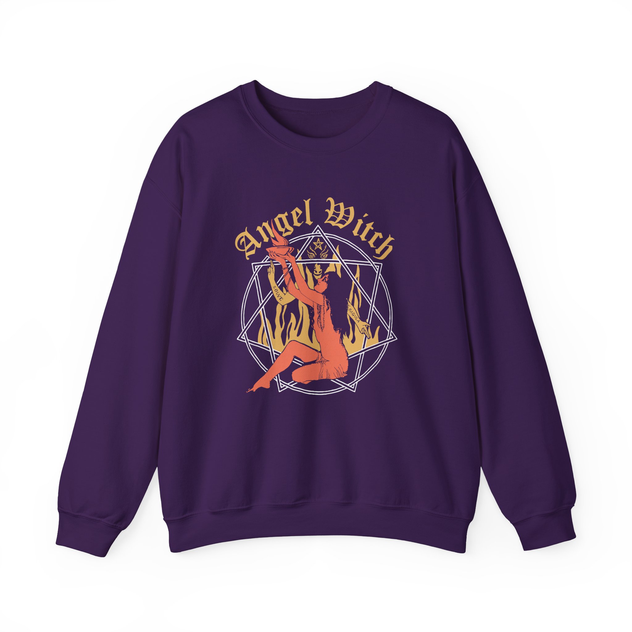 Angel Witch Priestess Unisex Heavy Blendâ„¢ Crewneck Sweatshirt