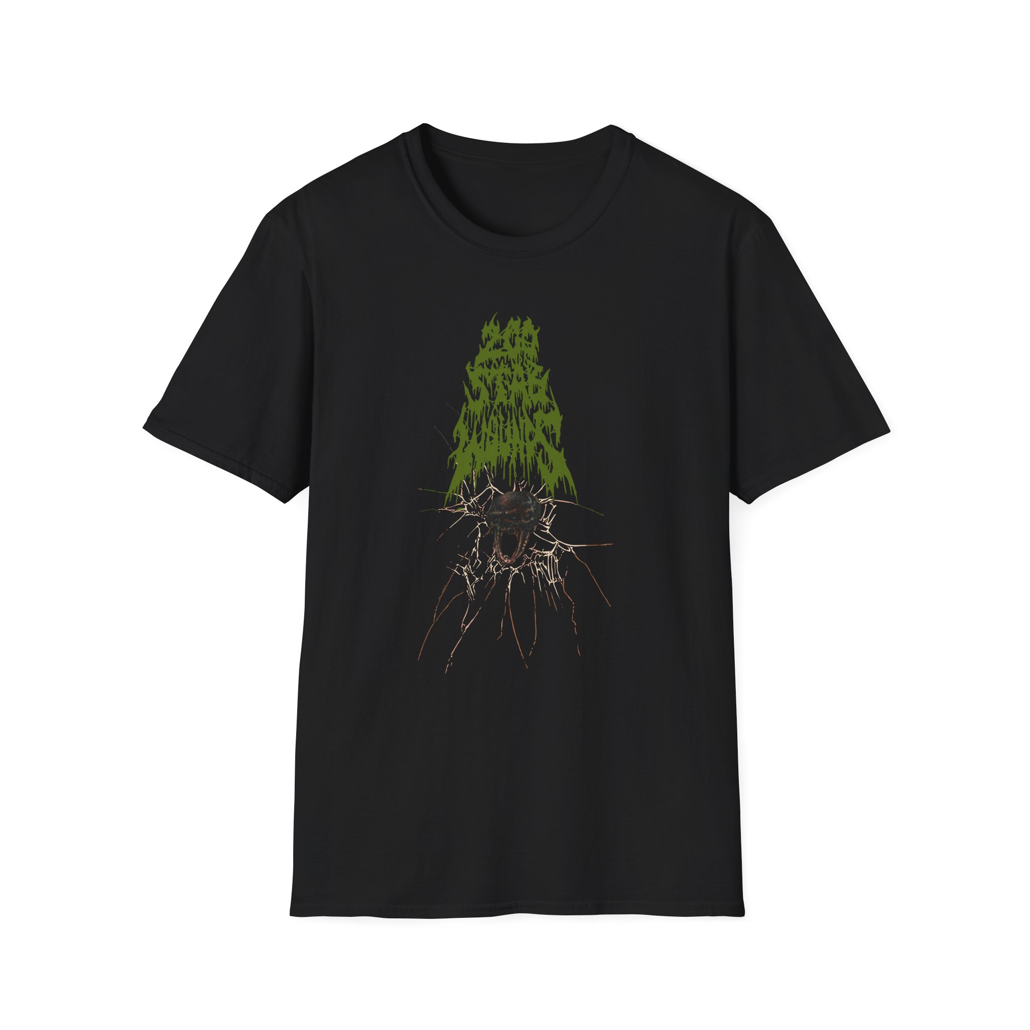 200 Stab Wounds Spider Skull Unisex Softstyle T-Shirt