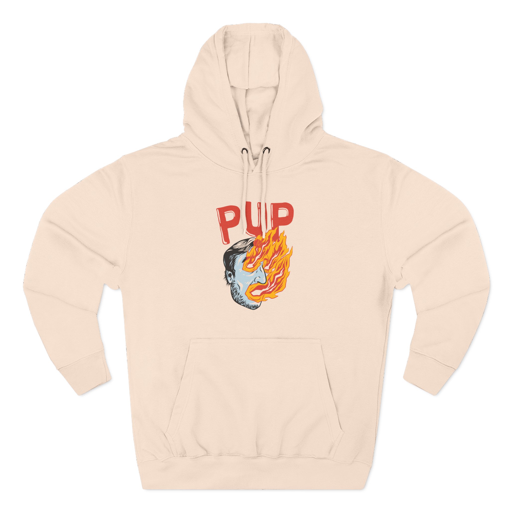 Pup I Hope the World Explodes Three-Panel Fleece Hoodie