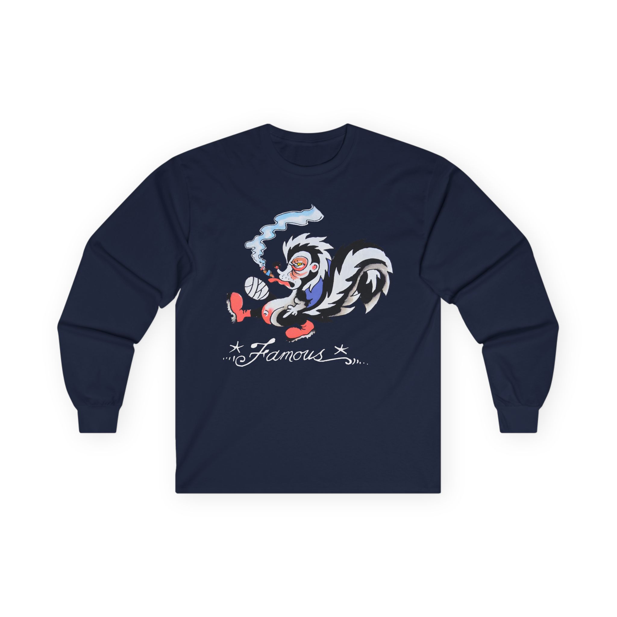 Kim Petras Famous Skunk Boxy Unisex Ultra Cotton Long Sleeve Tee