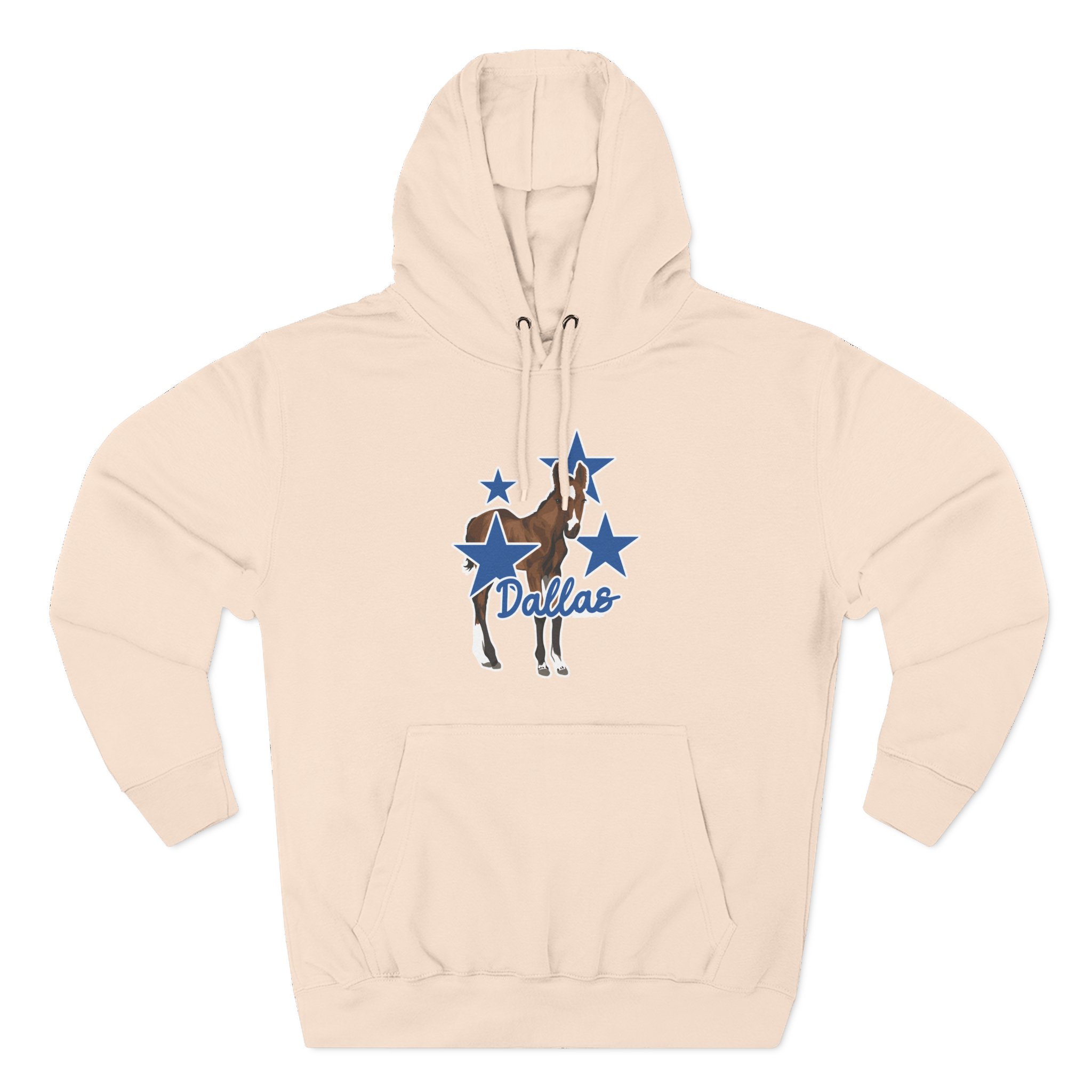 Katie Van Slyke Dallas Three-Panel Fleece Hoodie