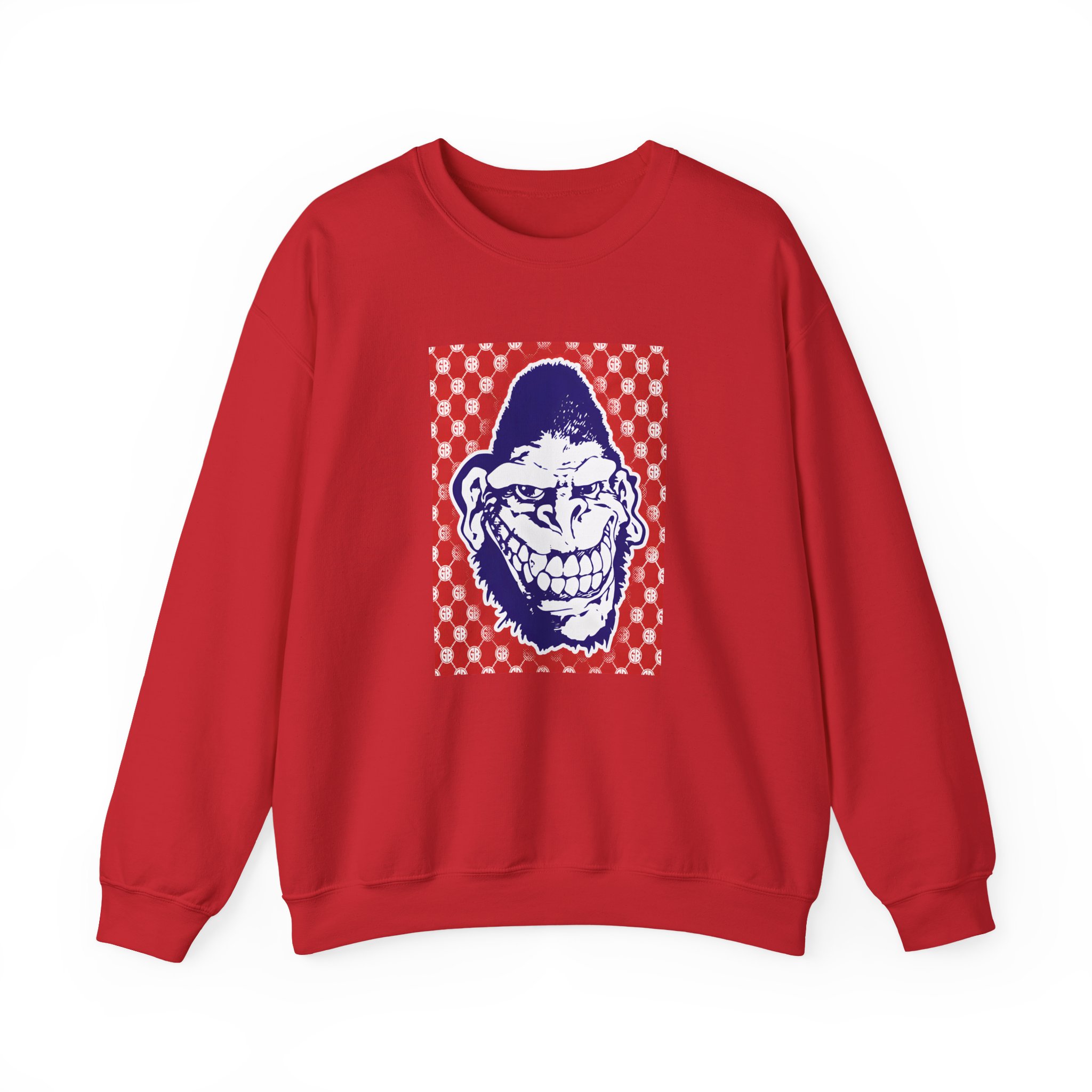 Gorilla Biscuits Gb Pattern Unisex Heavy Blendâ„¢ Crewneck Sweatshirt