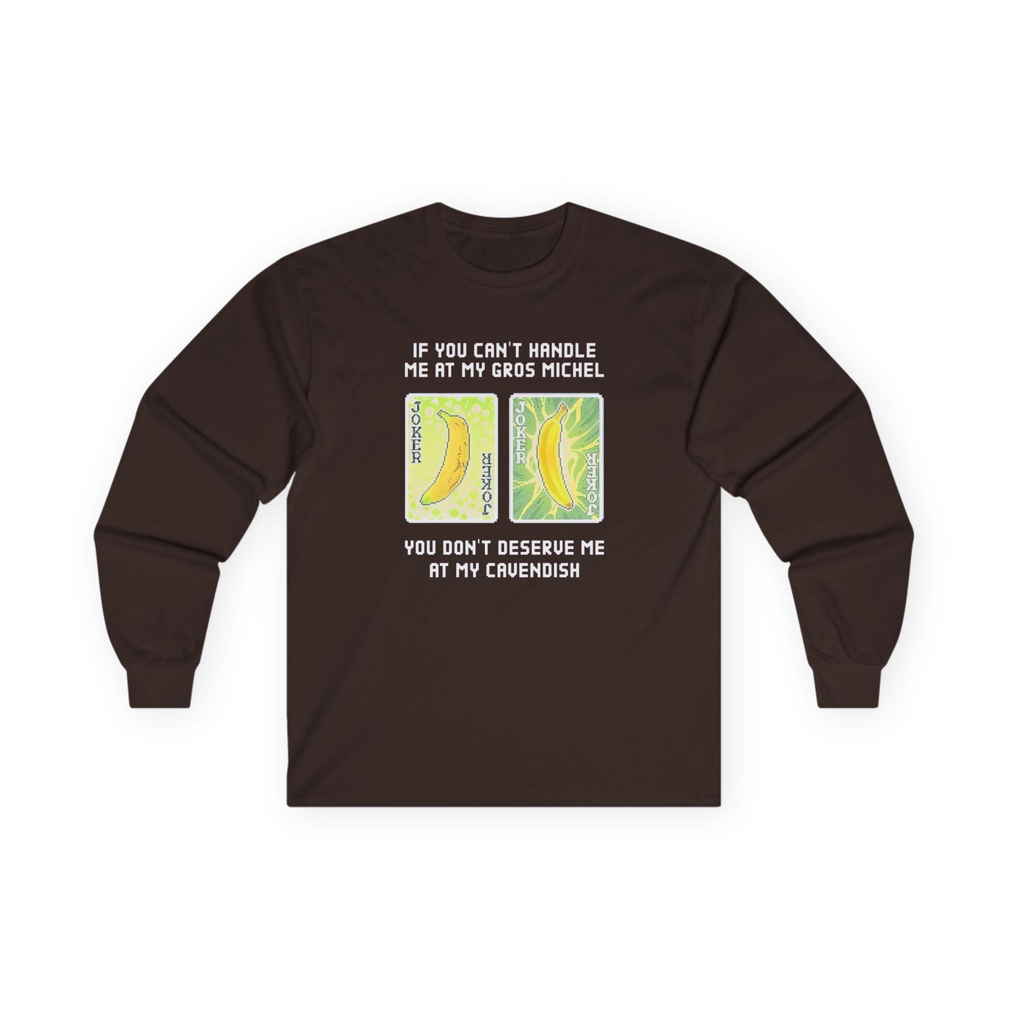 Balatro Gros Michel and Cavendish Jokker Banana Unisex Ultra Cotton Long Sleeve Tee