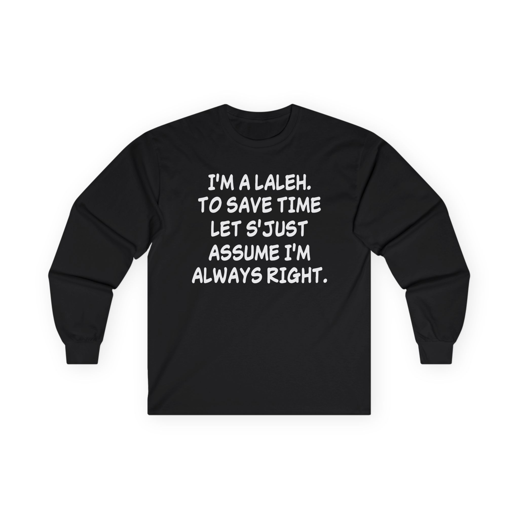 Laleh Unisex Ultra Cotton Long Sleeve Tee
