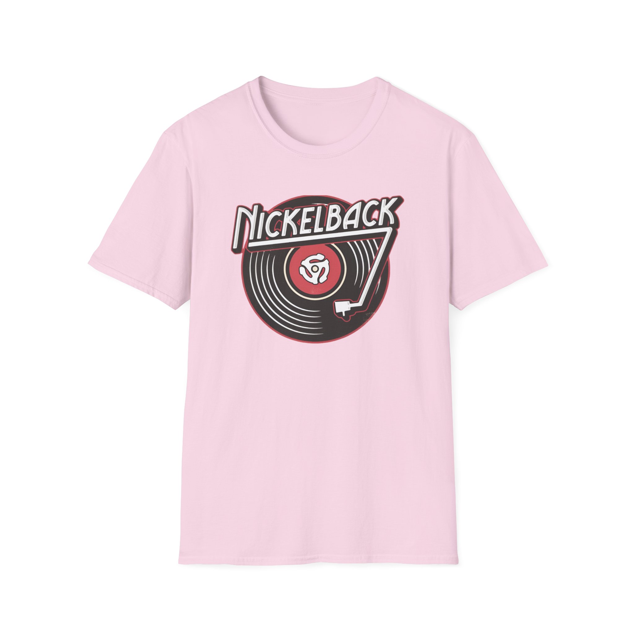 Nickelback Record Natural Ringer Unisex Softstyle T-Shirt
