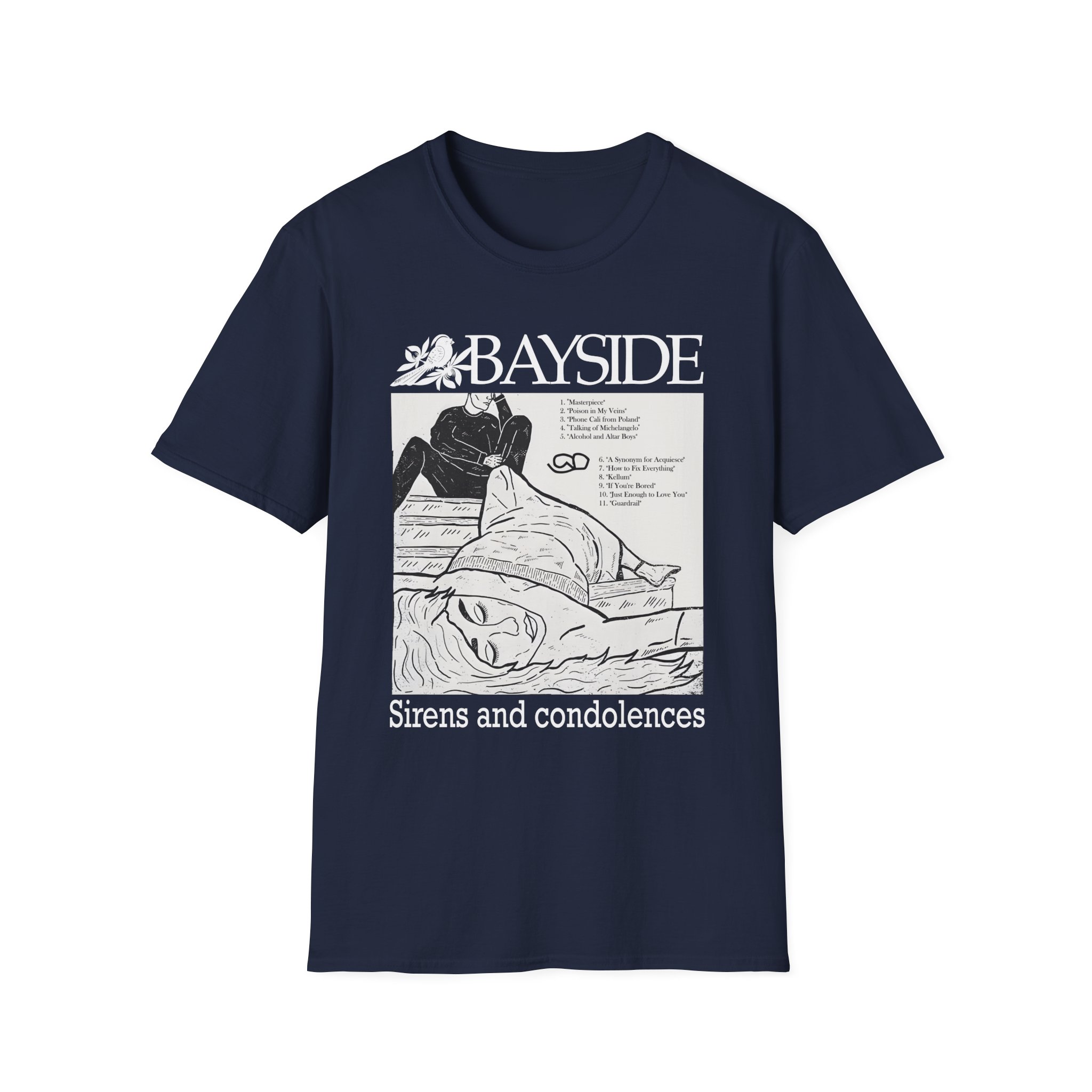 Bayside Sirens and Condolences Unisex Softstyle T-Shirt
