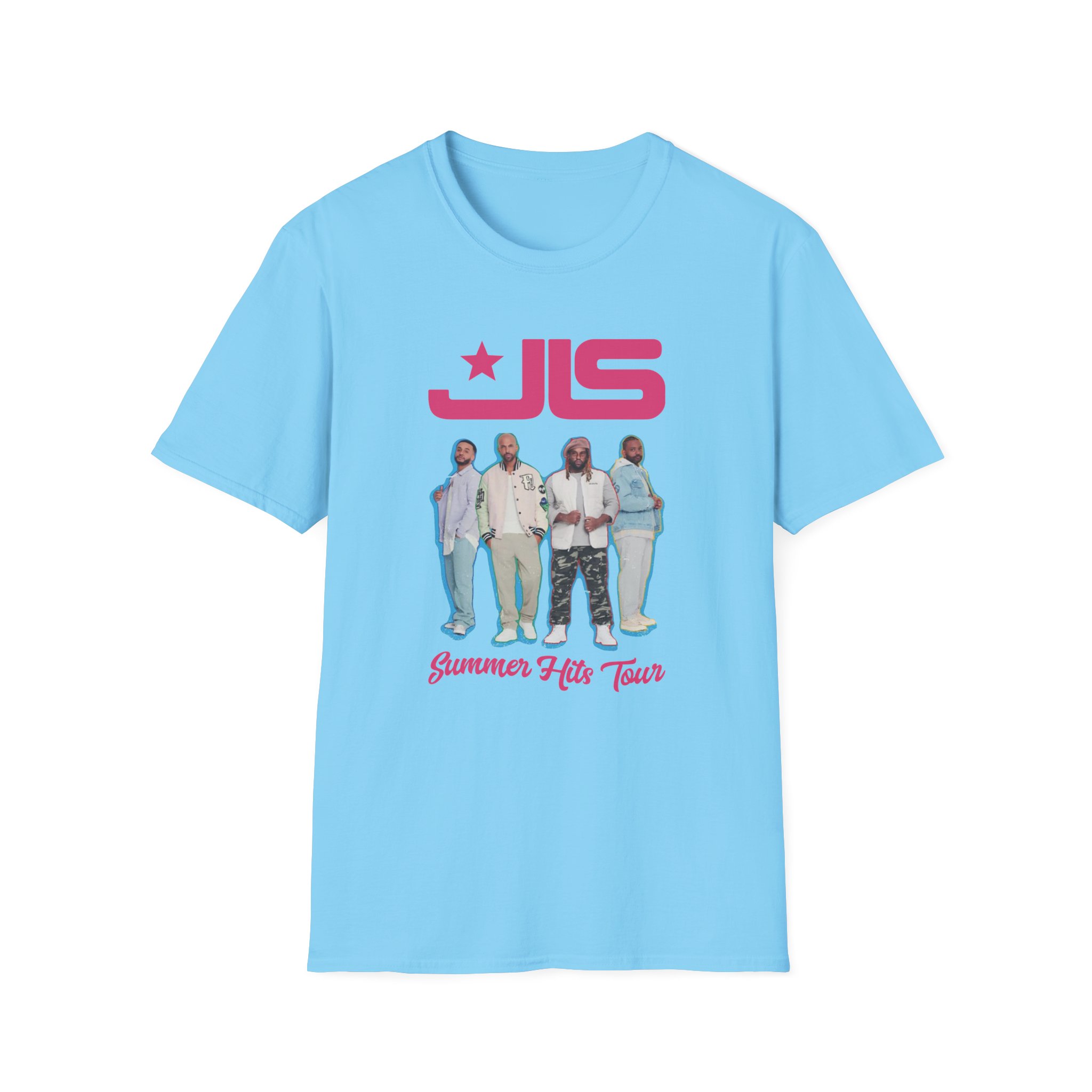 JLS Summer Hits Tour Unisex Softstyle T-Shirt