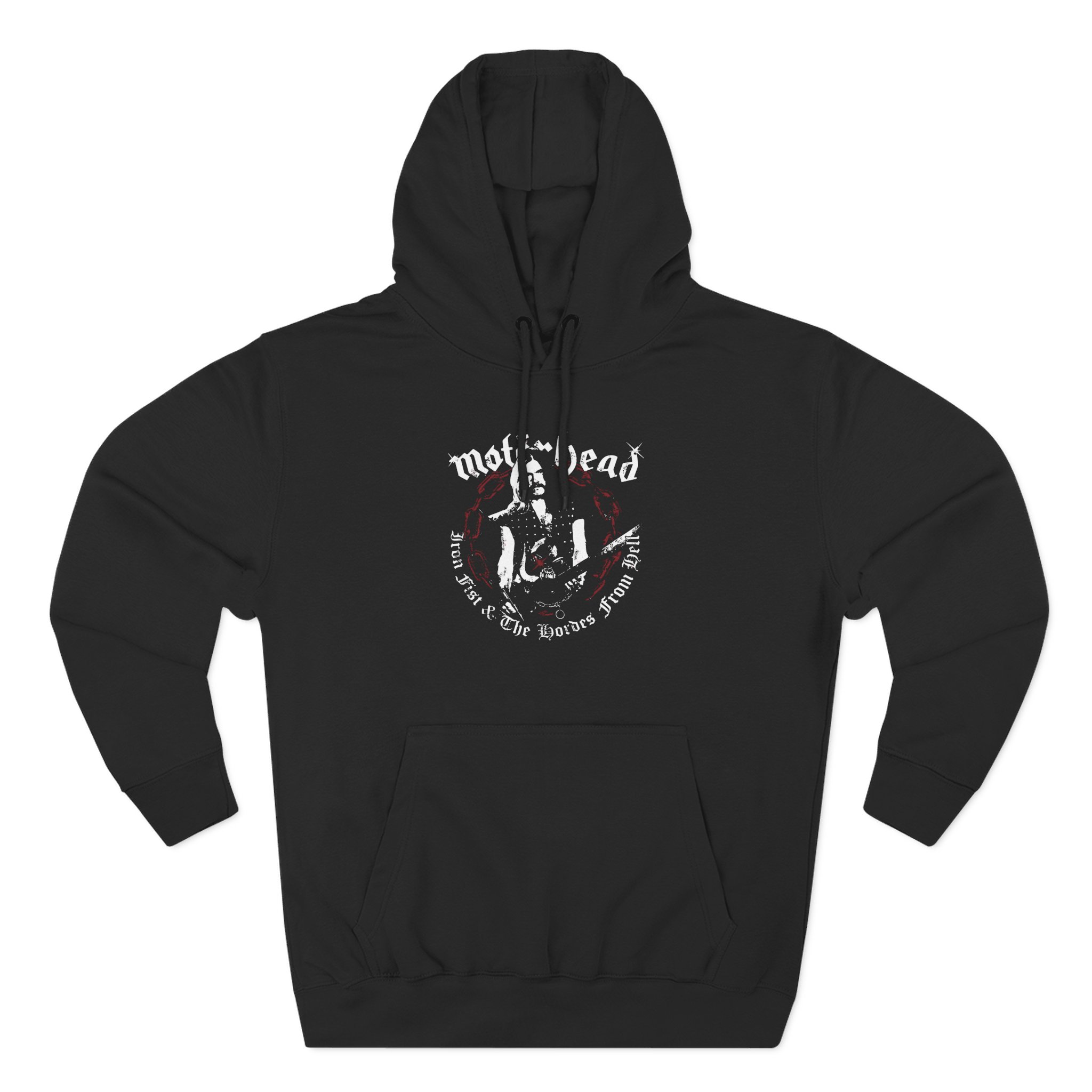 Lemmy Hordes From Hell Three-Panel Fleece Hoodie