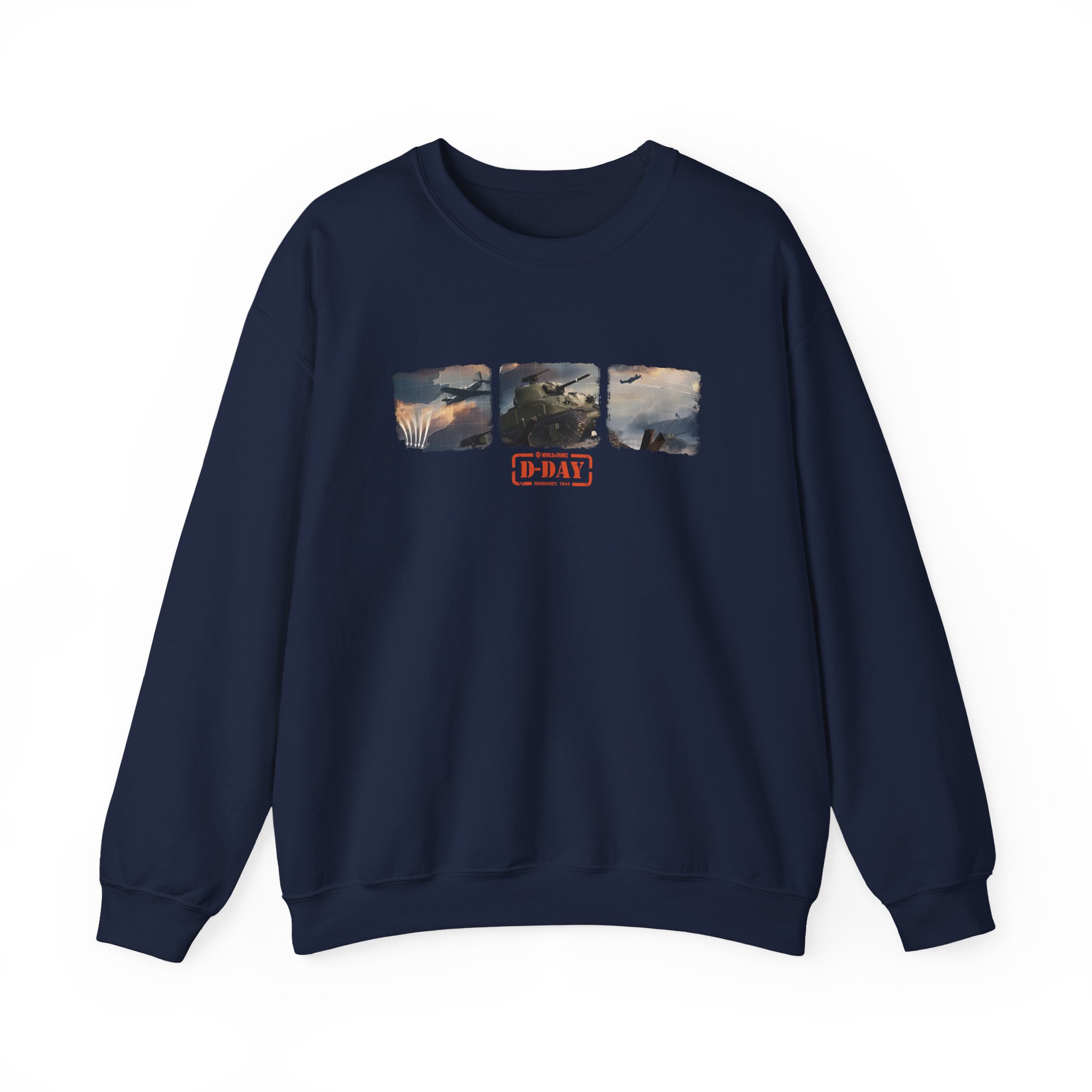 World of Tank Wot D-day Unisex Heavy Blendâ„¢ Crewneck Sweatshirt