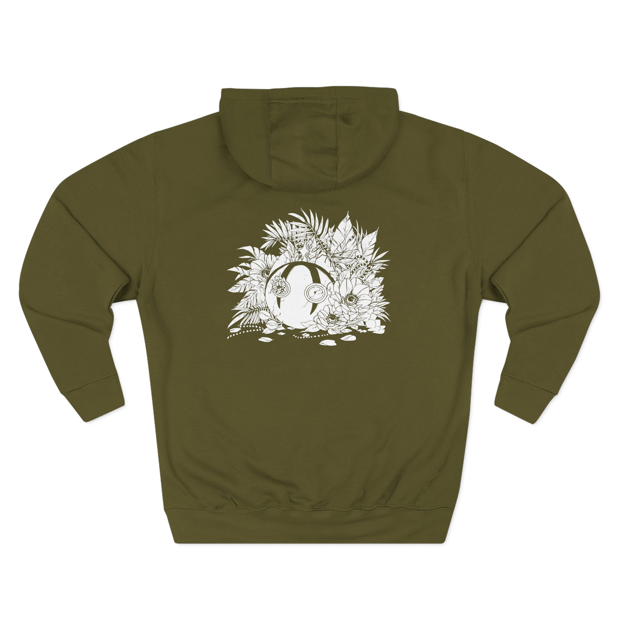 Dabin Three-Panel Fleece Hoodie