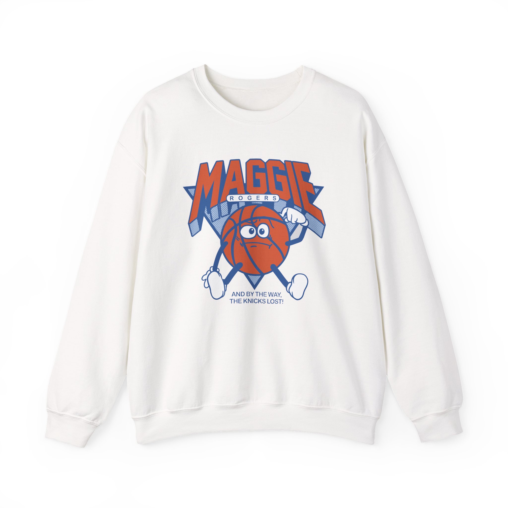 Maggie Rogers and by the Way the Knicks Lost Unisex Heavy Blendâ„¢ Crewneck Sweatshirt