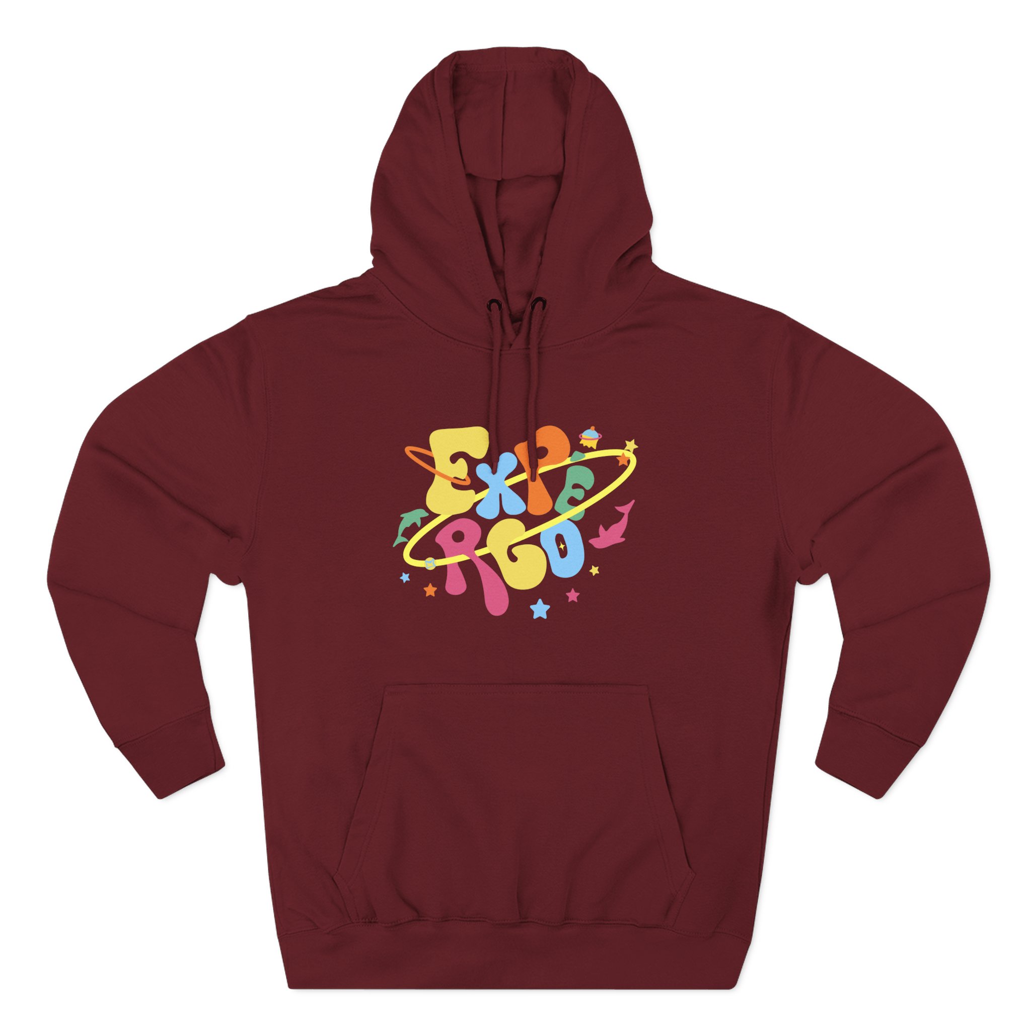 Nmixx Three-Panel Fleece Hoodie