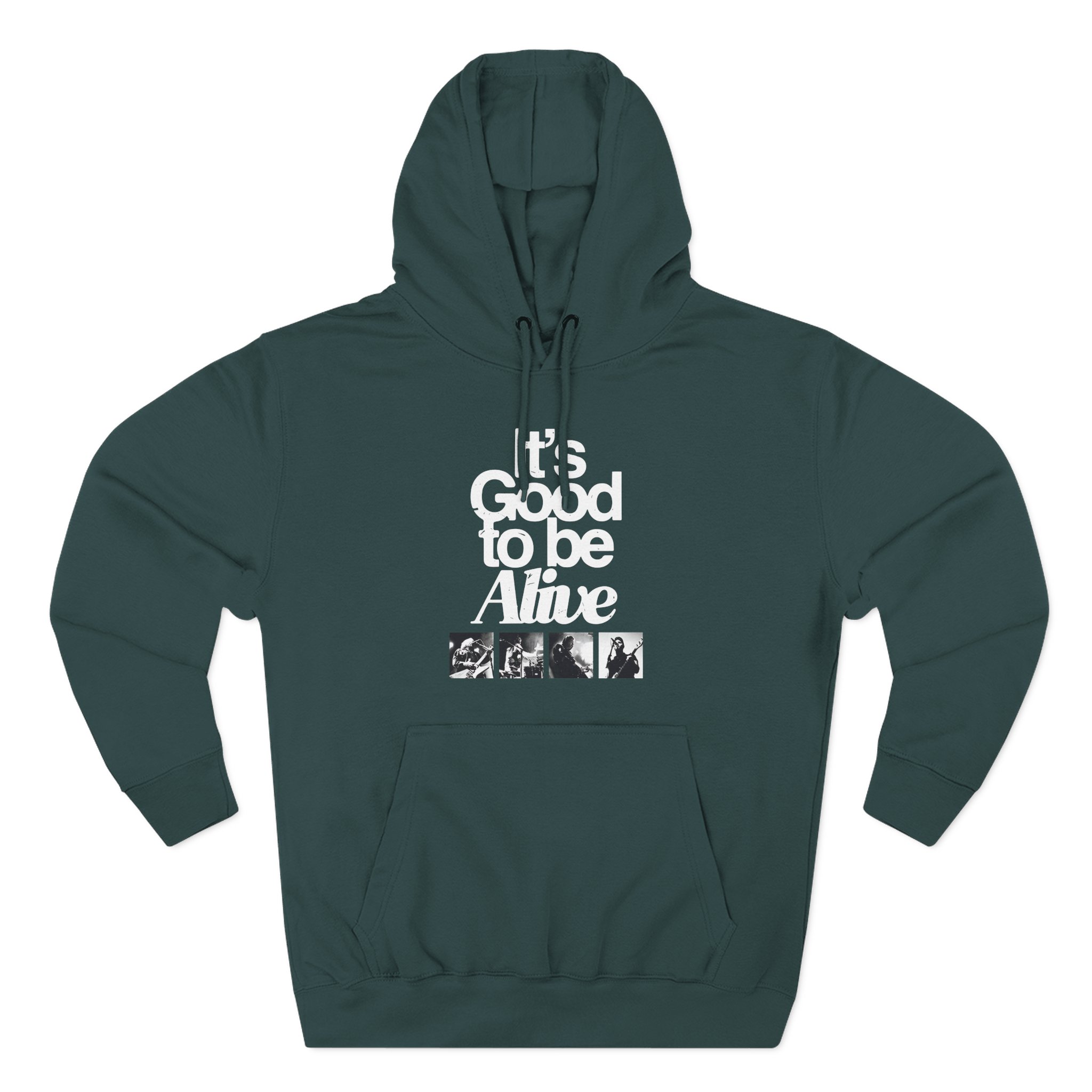 Gaslight Anthem Good to Be Alive Three-Panel Fleece Hoodie