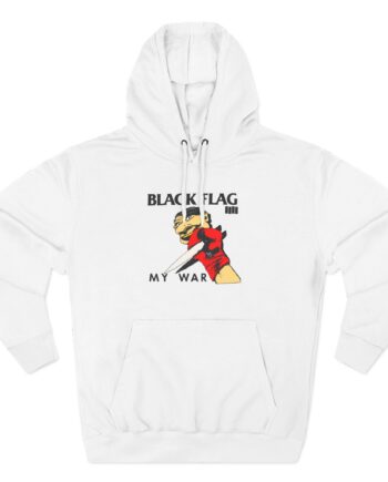 Black Flag My War Three-Panel Fleece Hoodie