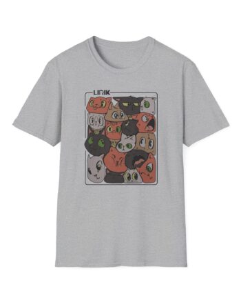 Lirik Squished Cat Jar Unisex Softstyle T-Shirt