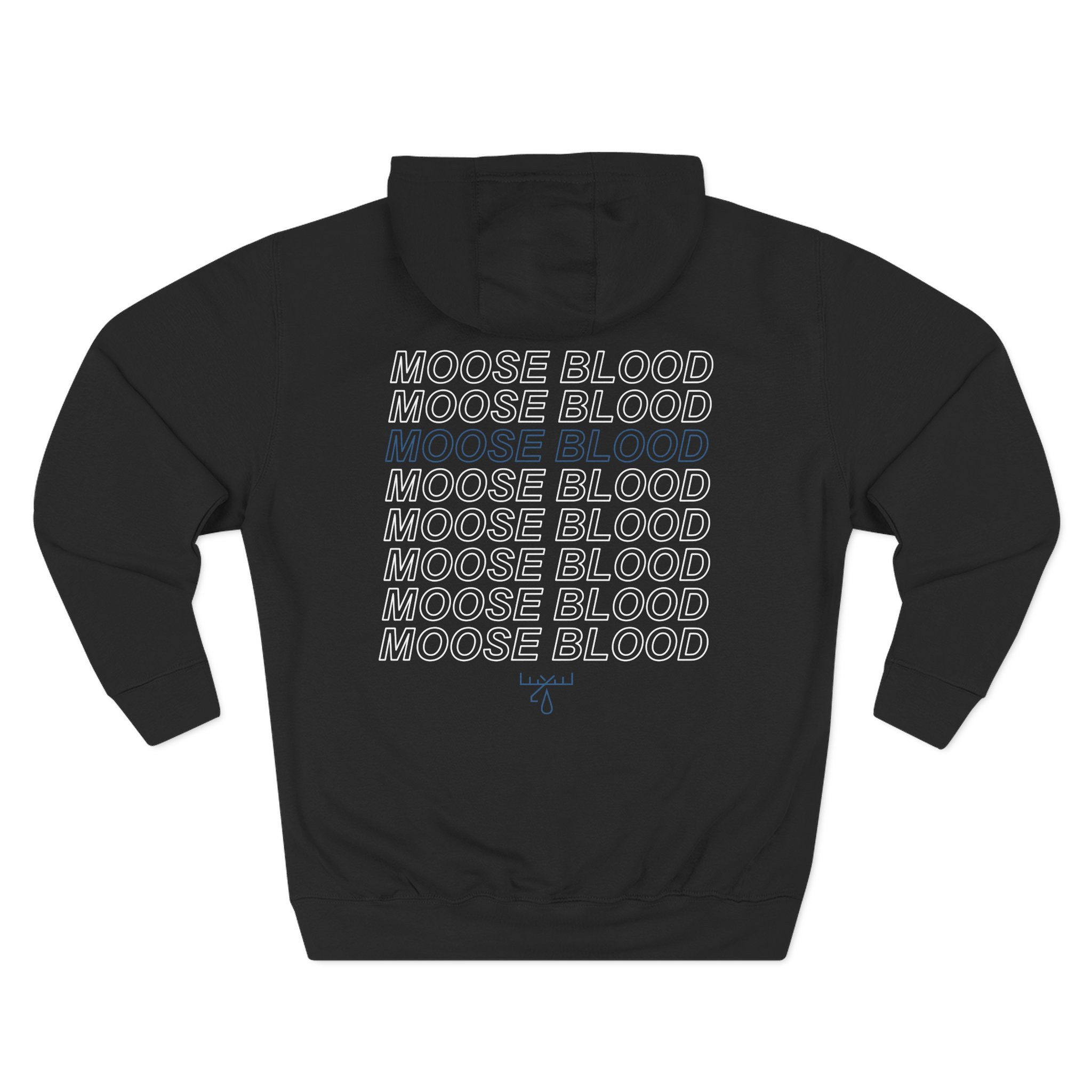 Moose Blood Repeater Three-Panel Fleece Hoodie