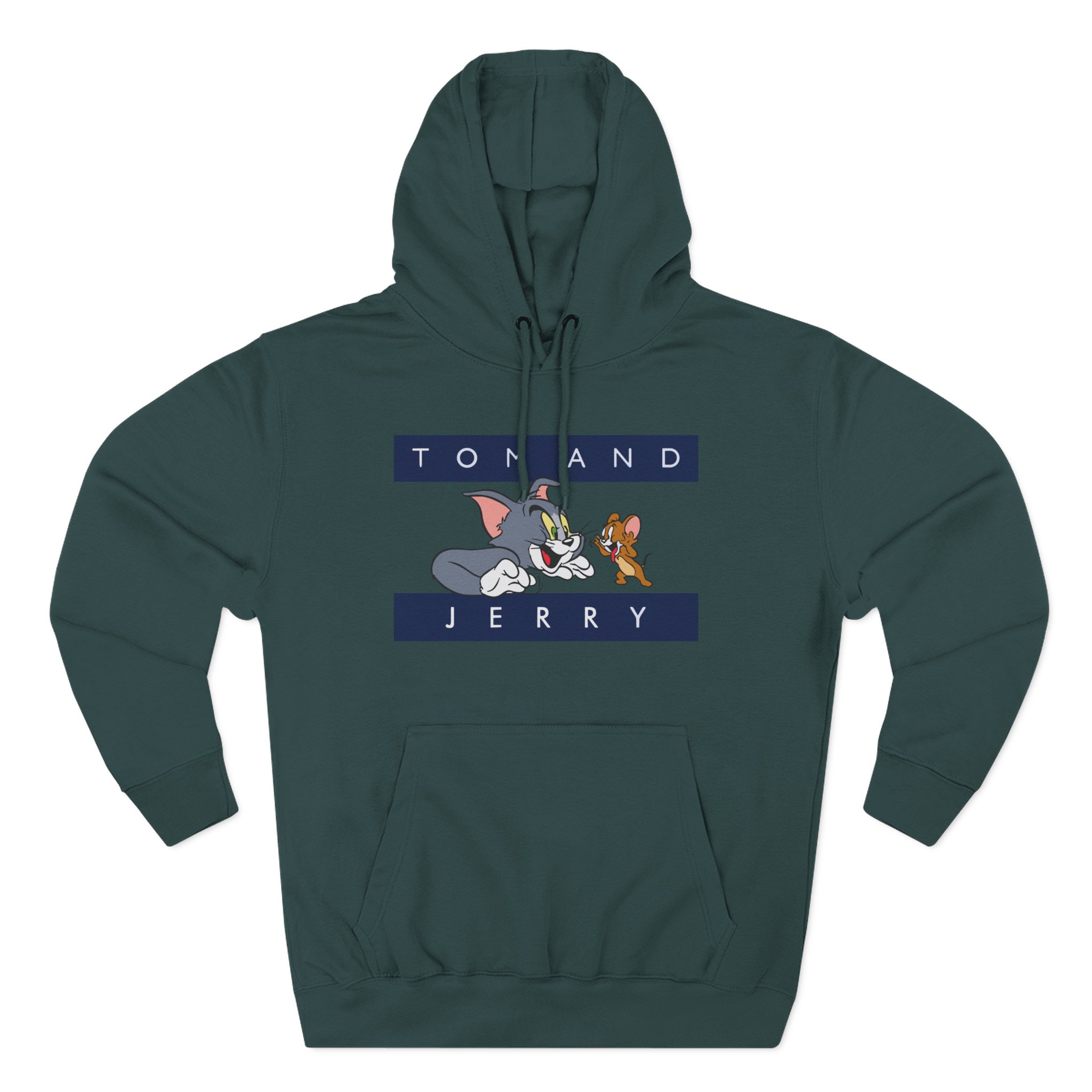 Fede Vigevani Tom and Jerry Three-Panel Fleece Hoodie