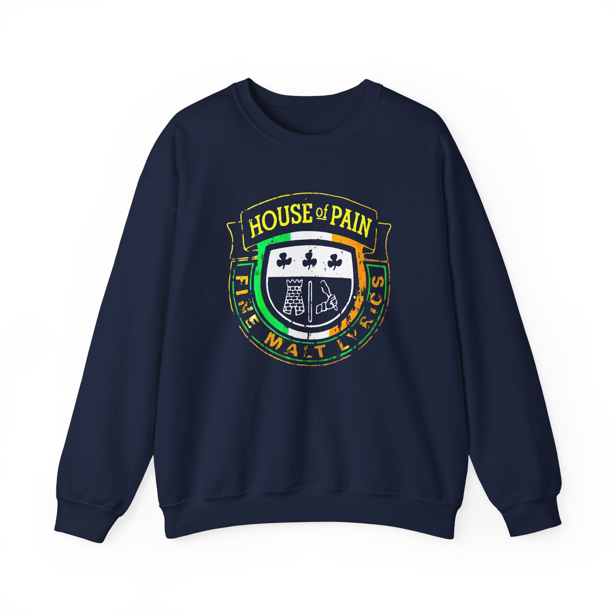 House of Pain Crest Distress Unisex Heavy Blendâ„¢ Crewneck Sweatshirt