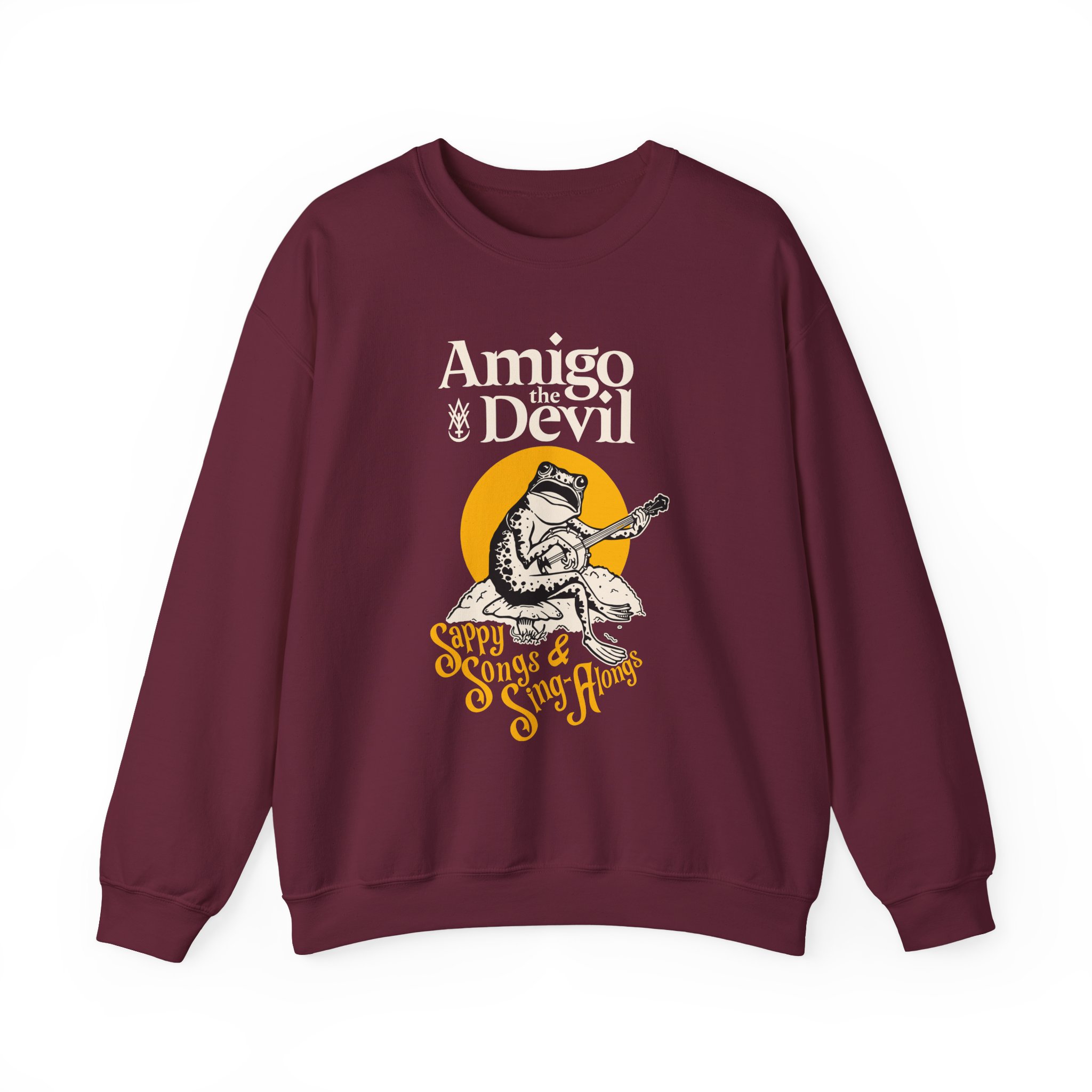 Amigo the Devil Sappy Songs Unisex Heavy Blendâ„¢ Crewneck Sweatshirt