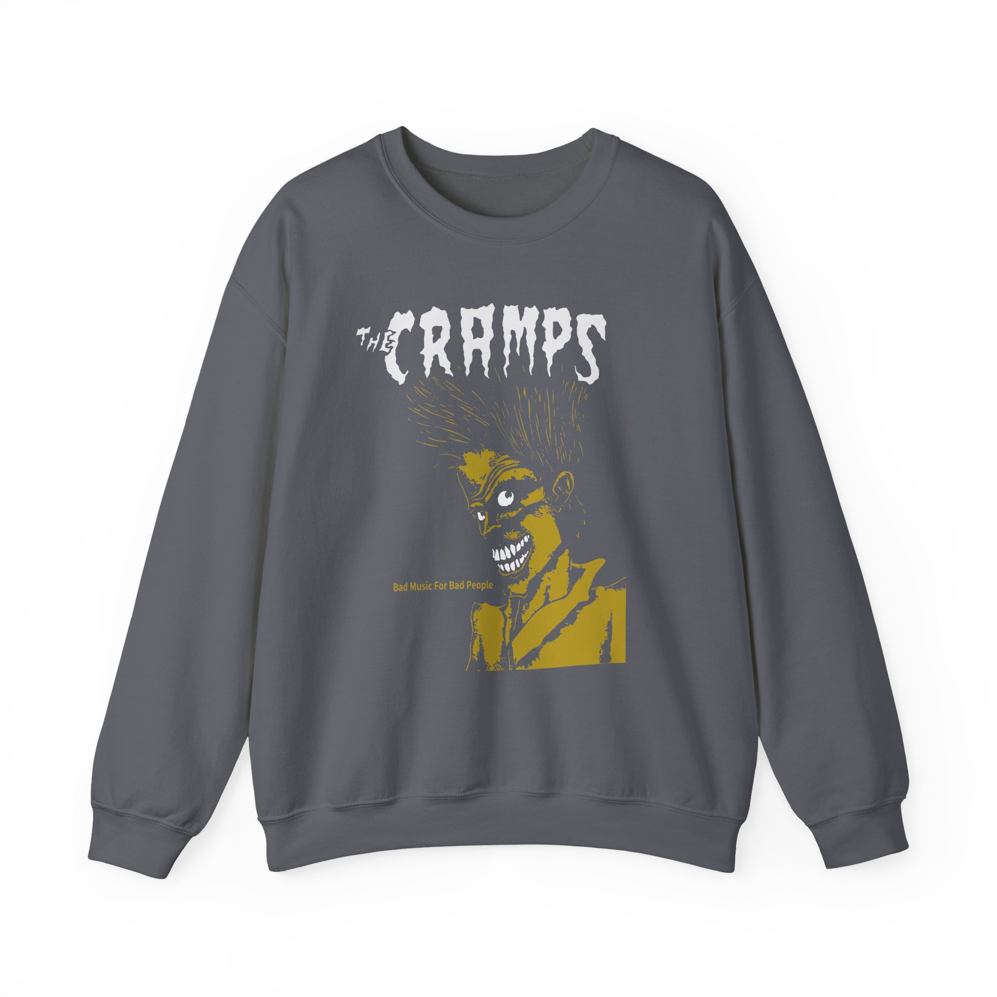 The Cramps Bad Music for Bad People Unisex Heavy Blendâ„¢ Crewneck Sweatshirt