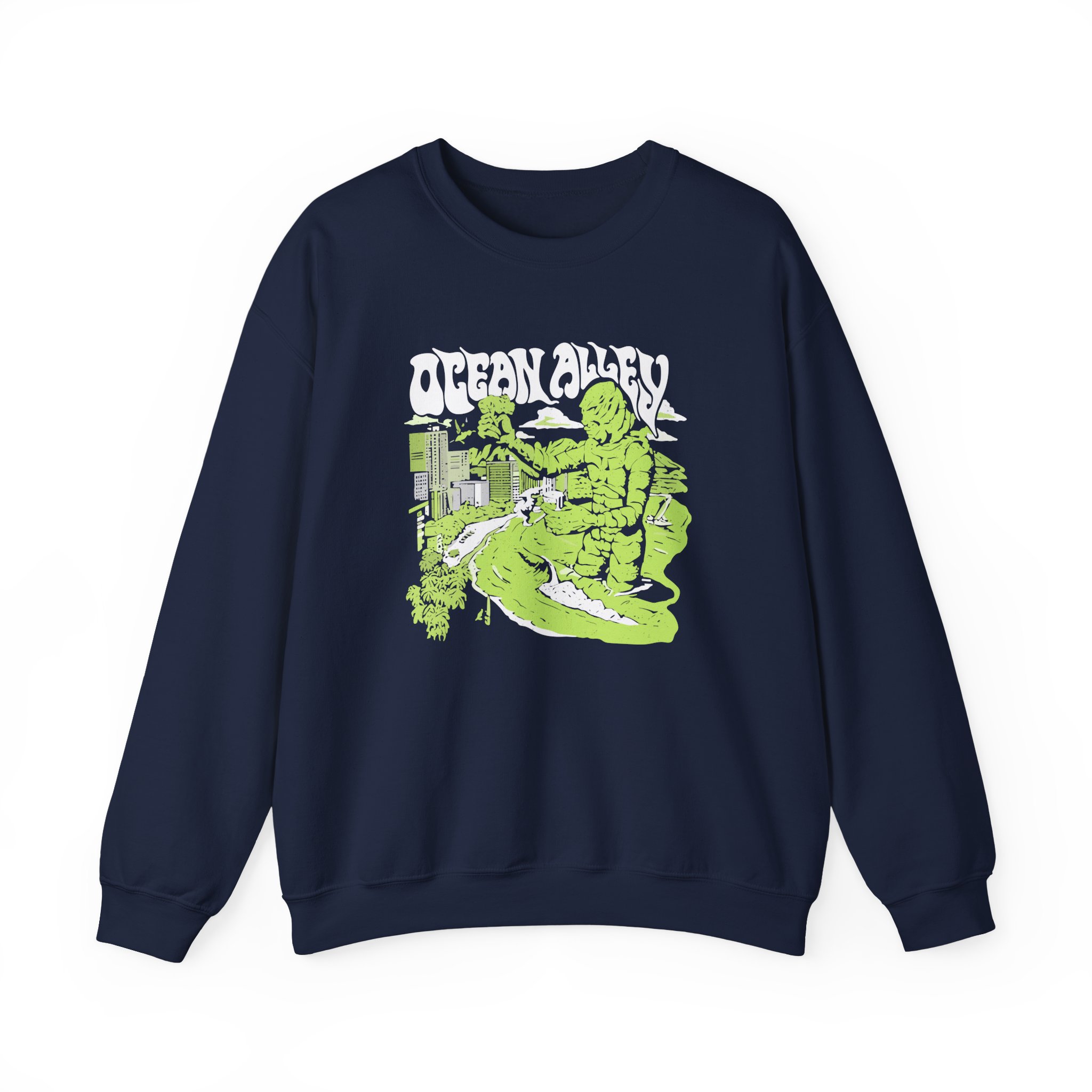 Ocean Alley Attack of the Ocean Man Unisex Heavy Blendâ„¢ Crewneck Sweatshirt