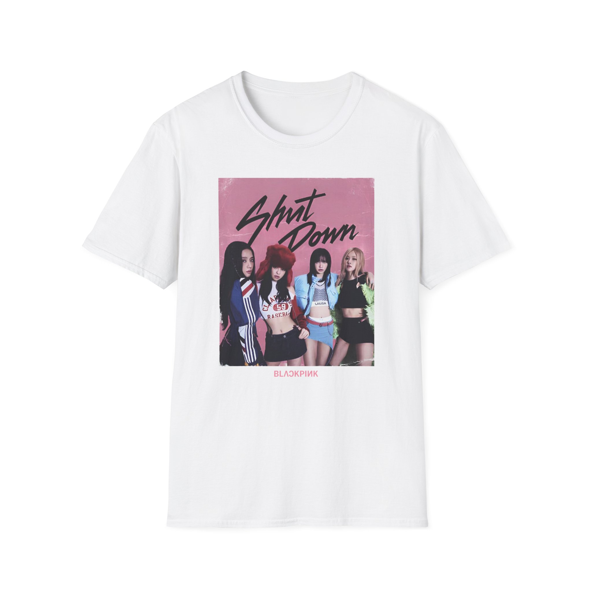 B Shut Down Unisex Softstyle T-Shirt