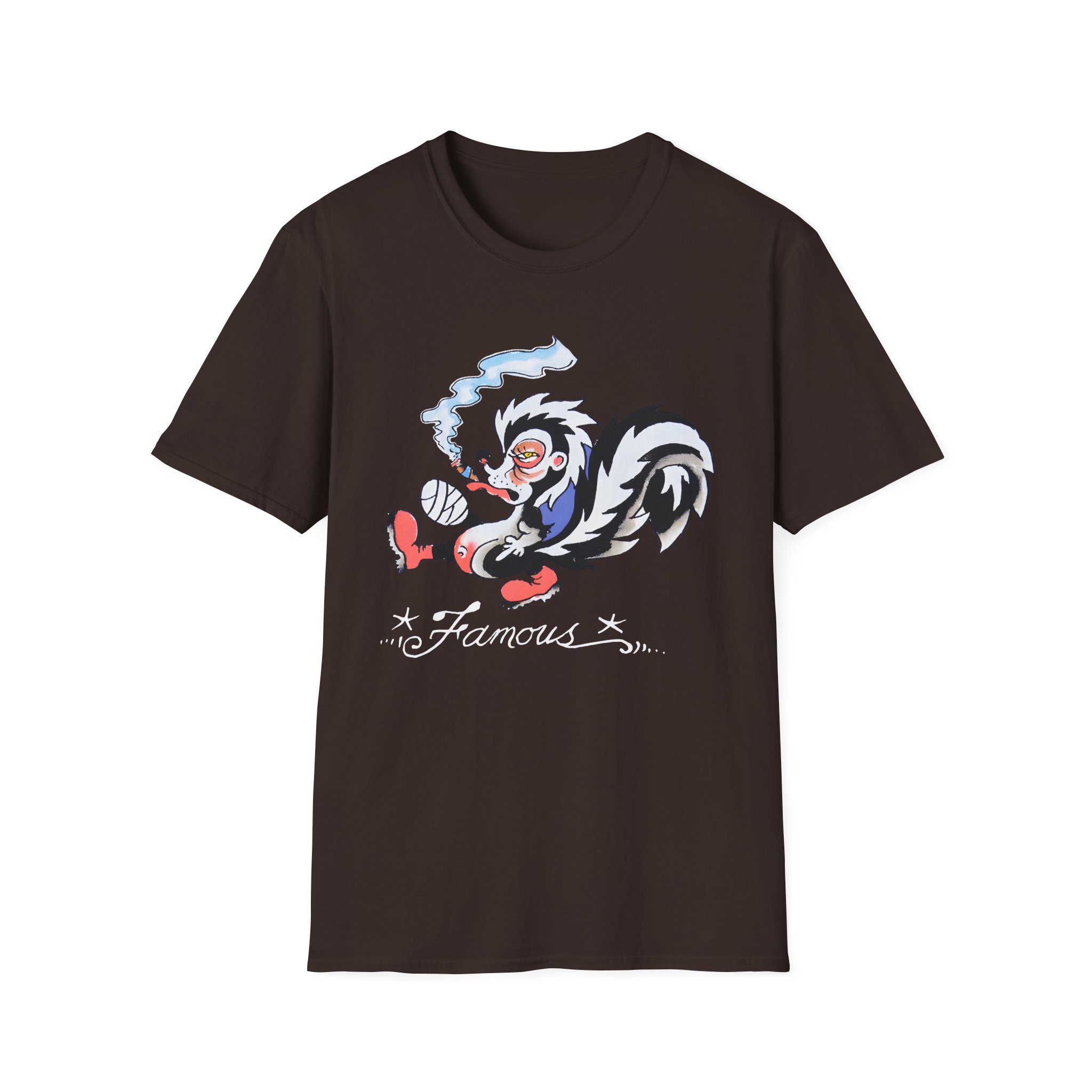Kim Petras Famous Skunk Boxy Unisex Softstyle T-Shirt