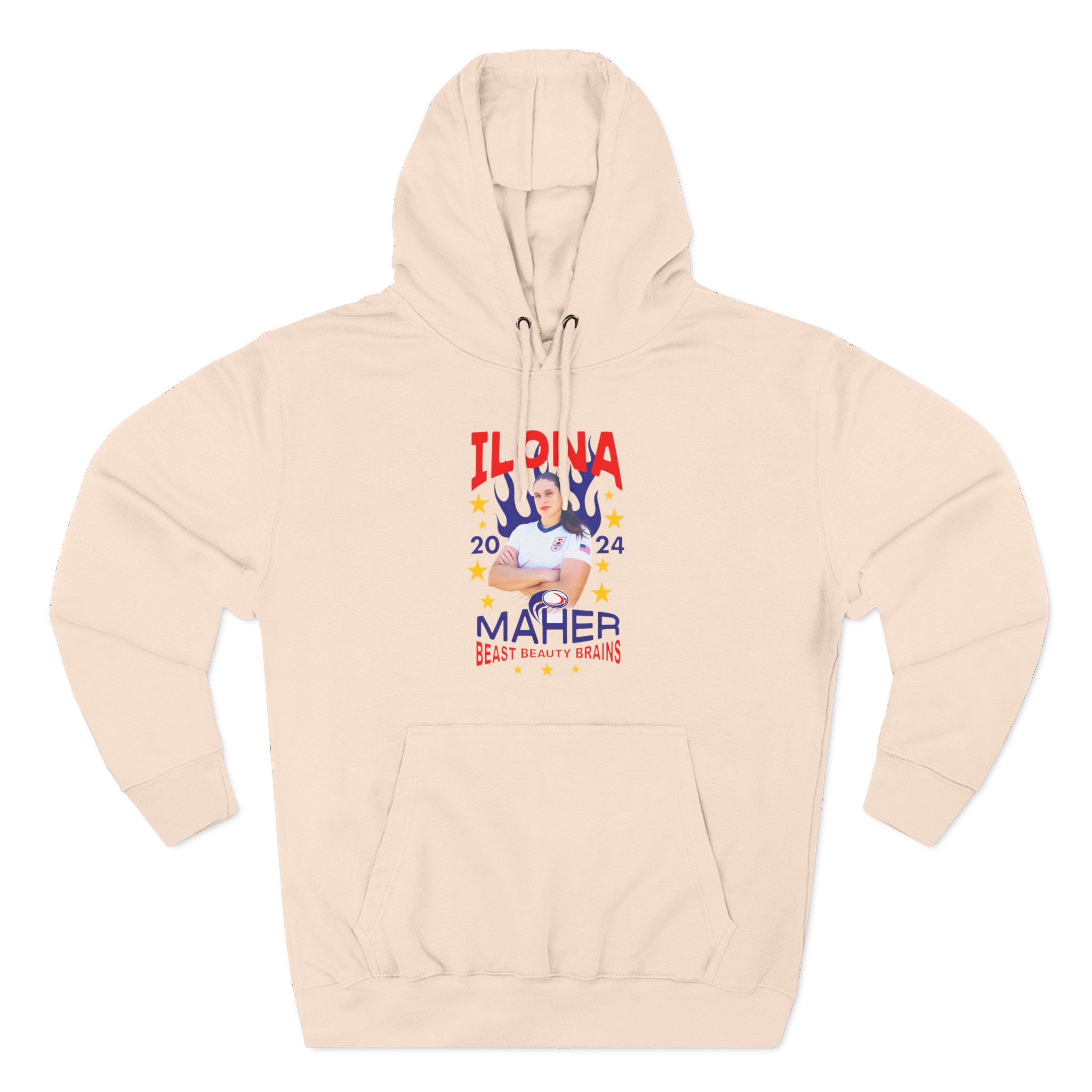Ilona Maher Spangled Banner Three-Panel Fleece Hoodie