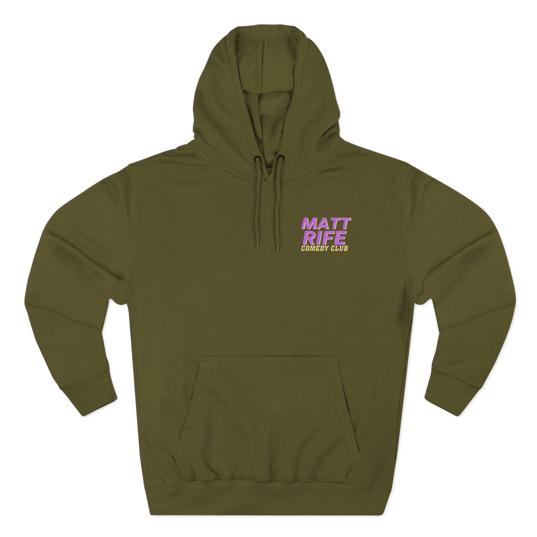 Matt Rife Hot Girls Love Comedy Three-Panel Fleece Hoodie