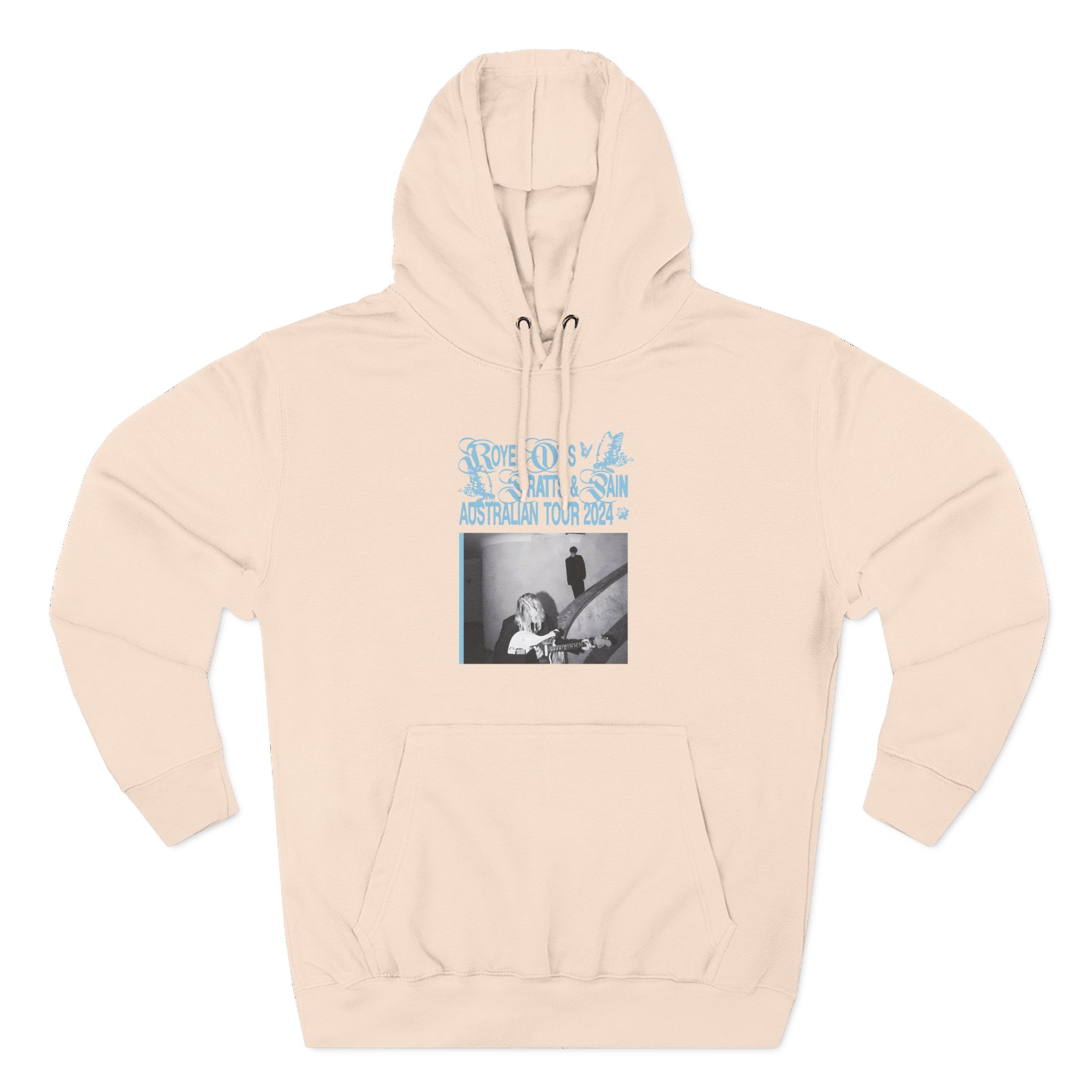 Royel Otis Band Pratts and Pain Australian Tour 2024 Three-Panel Fleece Hoodie