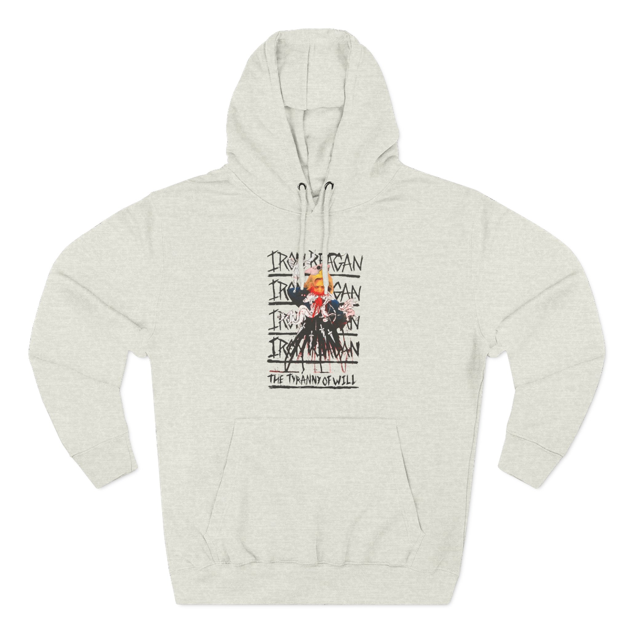 Iron Reagan The Tyranny of Will Three-Panel Fleece Hoodie