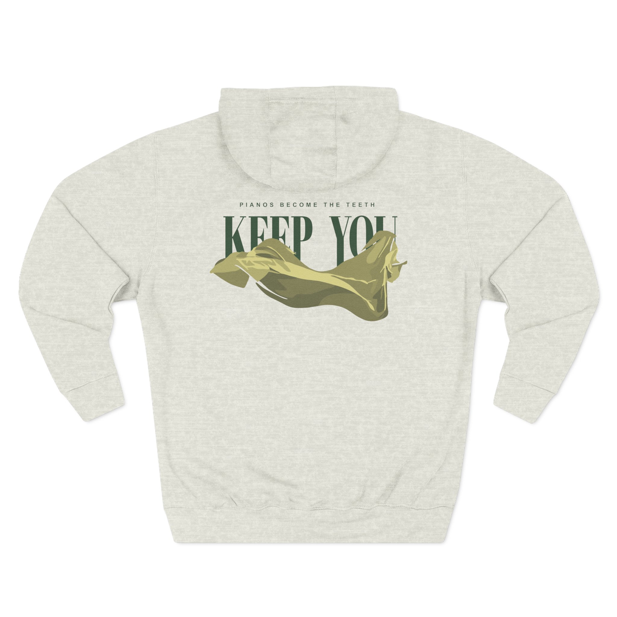 Pianos Become the Teeth Keep You Drape Three-Panel Fleece Hoodie