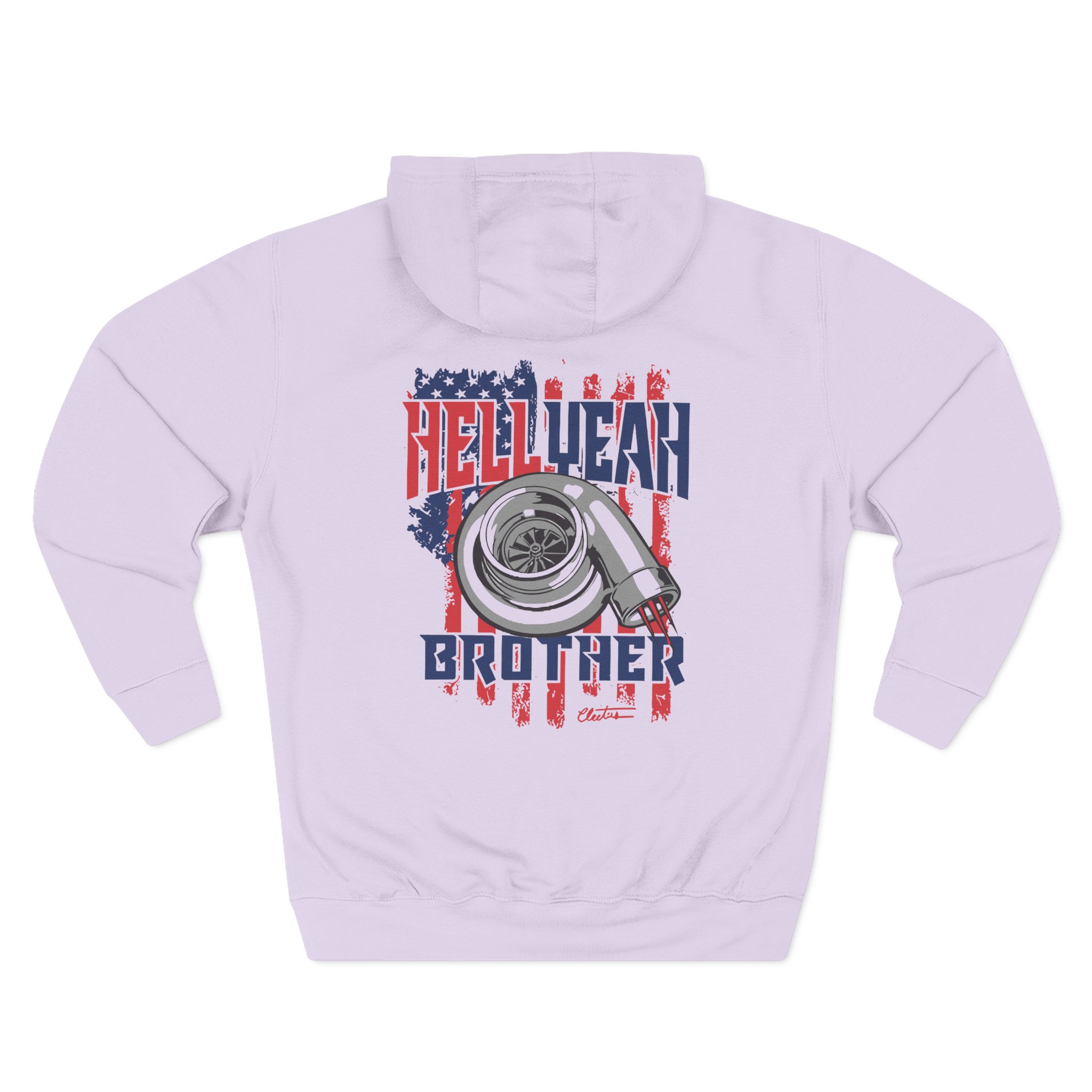 Cleetus Mcfarland Hell Yeah Brother Three-Panel Fleece Hoodie