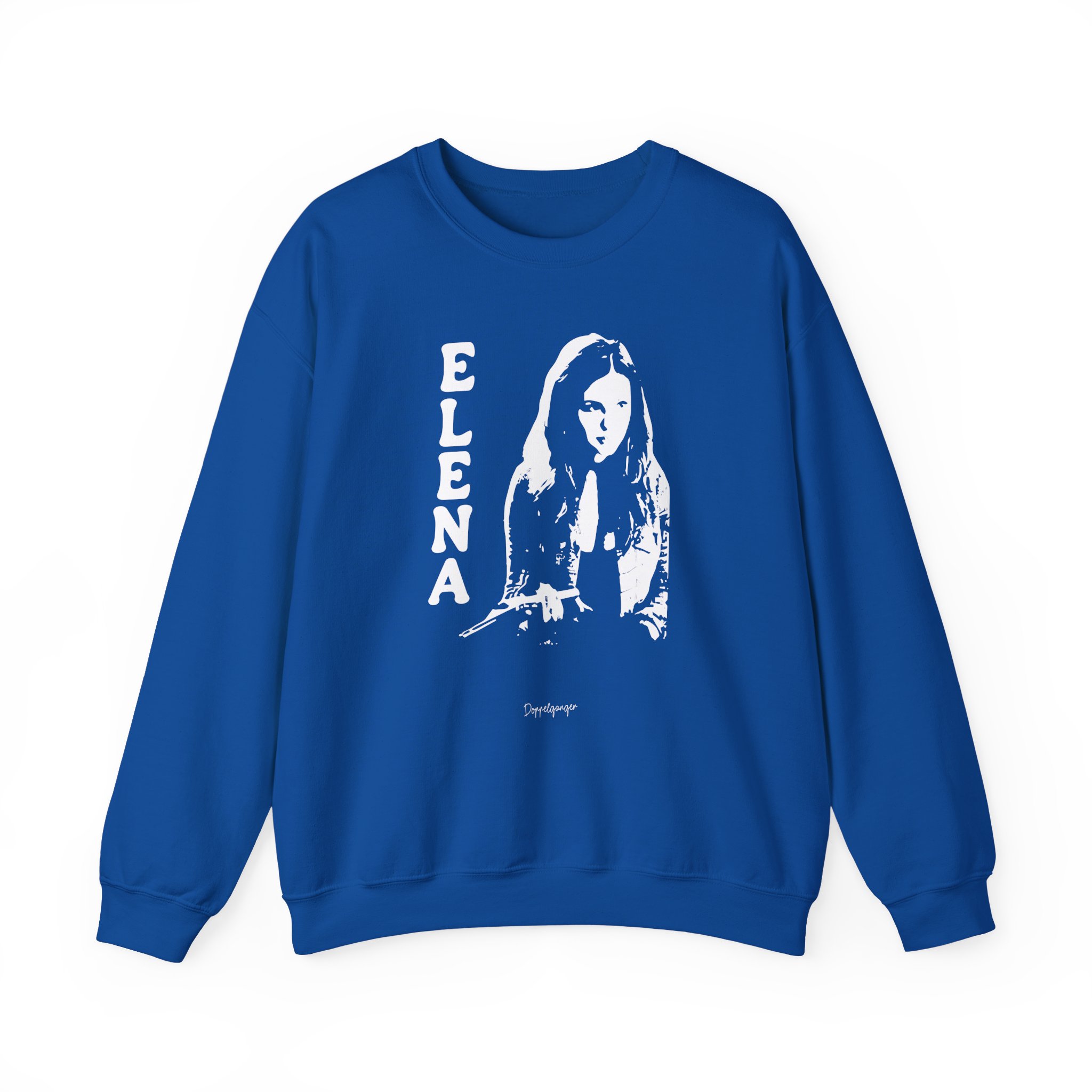 Nina Dobrev Reversible Doppelganger Unisex Heavy Blendâ„¢ Crewneck Sweatshirt