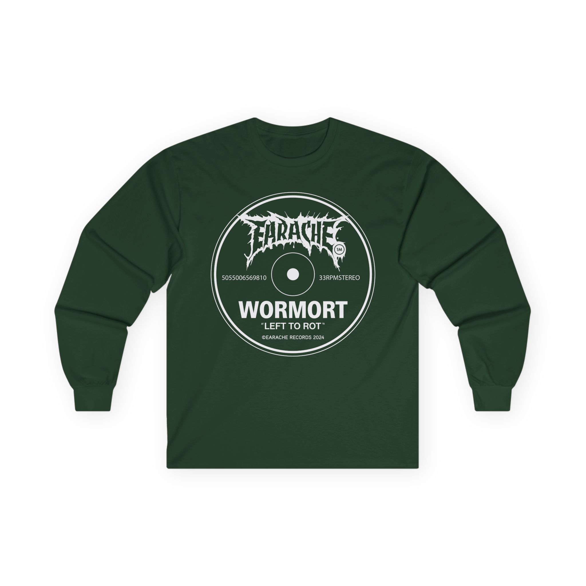 Wormrot Left to Rot Label Unisex Ultra Cotton Long Sleeve Tee