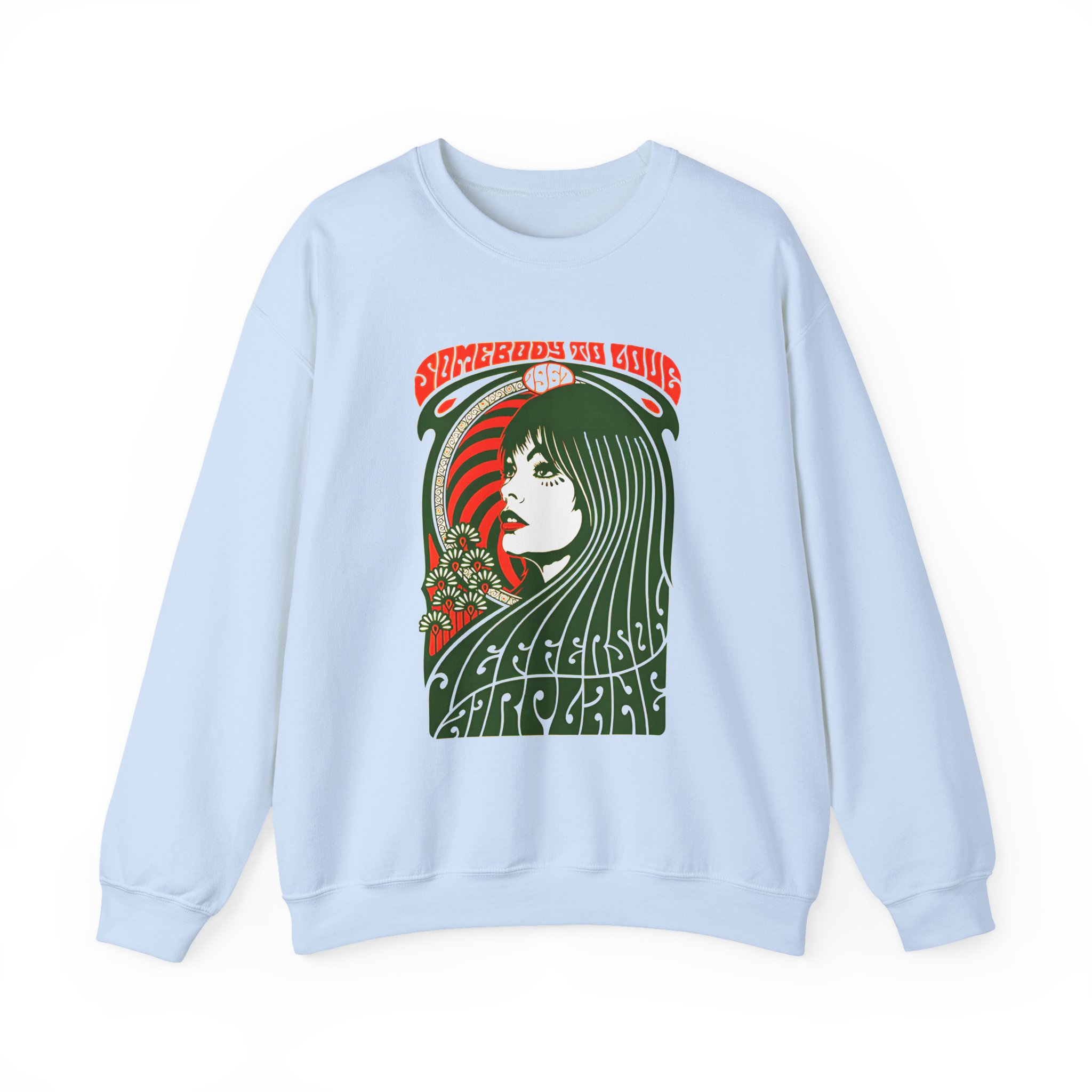 Jefferson Airplane Somebody to Love Unisex Heavy Blendâ„¢ Crewneck Sweatshirt