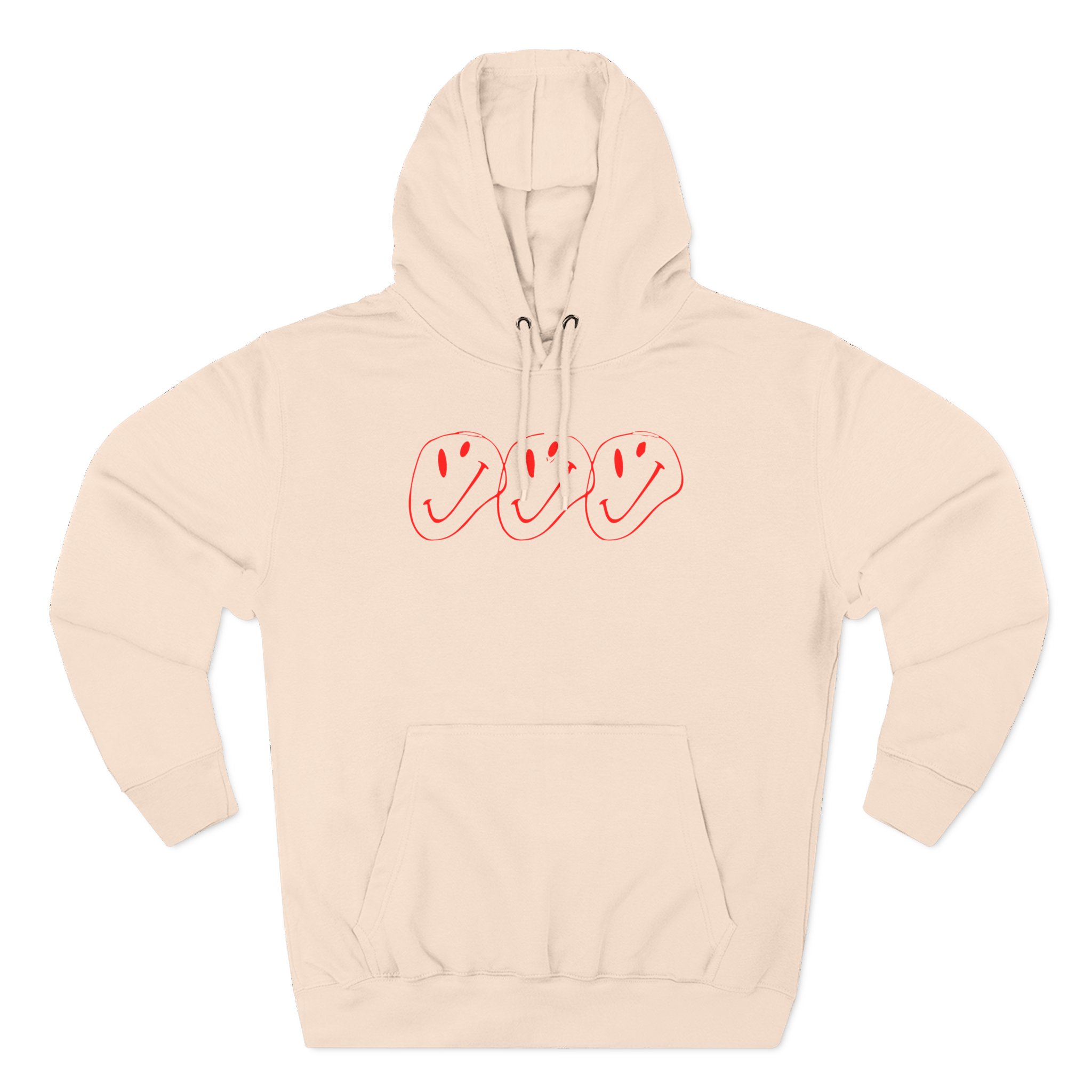 Aitch Smiley Three-Panel Fleece Hoodie