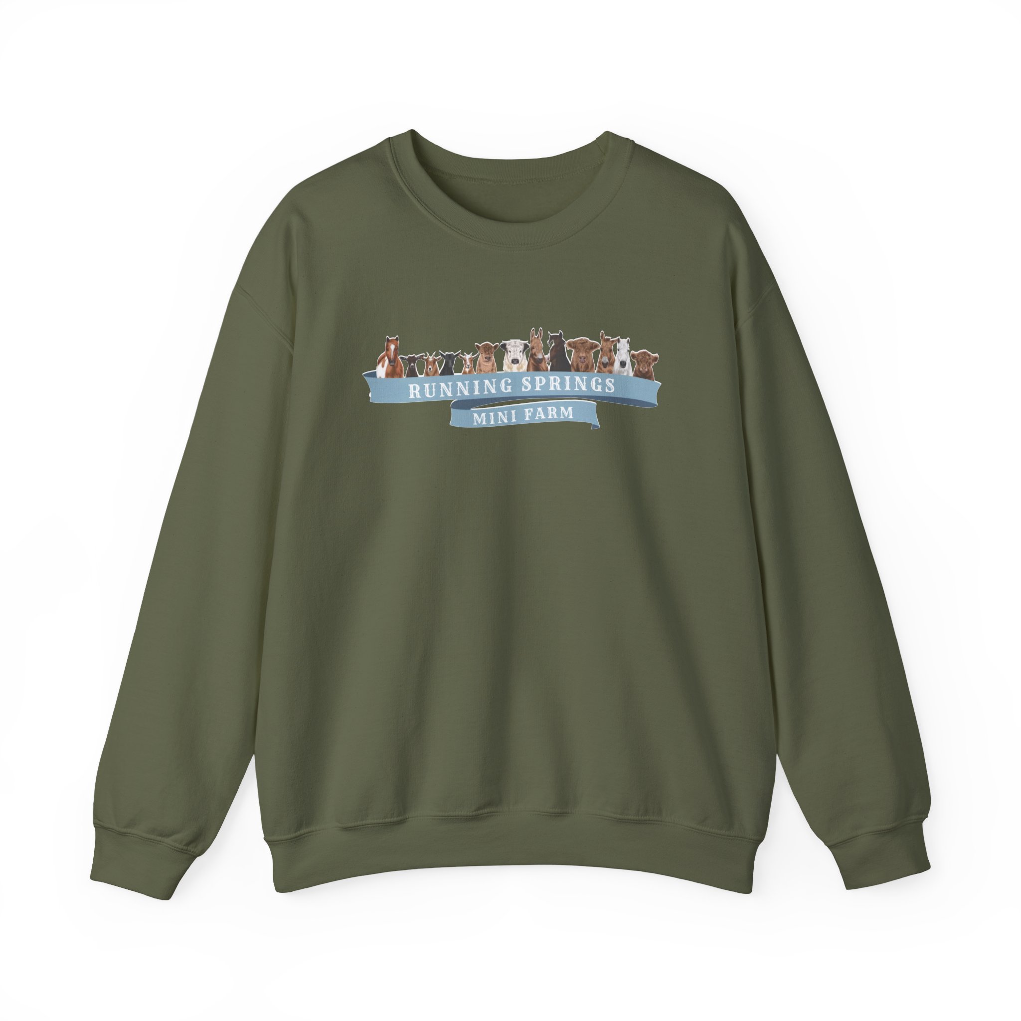 Katie Van Slyke The Mini Farm Unisex Heavy Blendâ„¢ Crewneck Sweatshirt