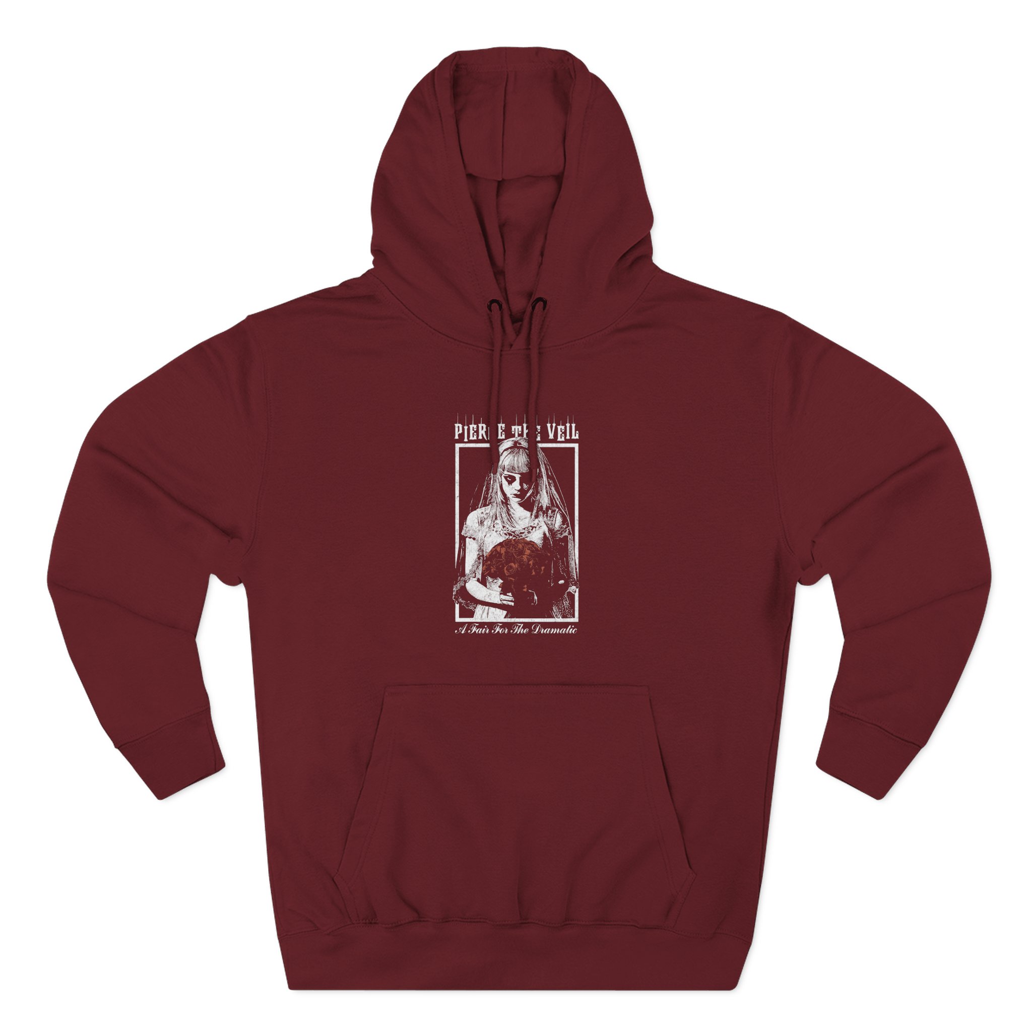 Pierce the Veil a Flair for the Dramatic Bride Three-Panel Fleece Hoodie