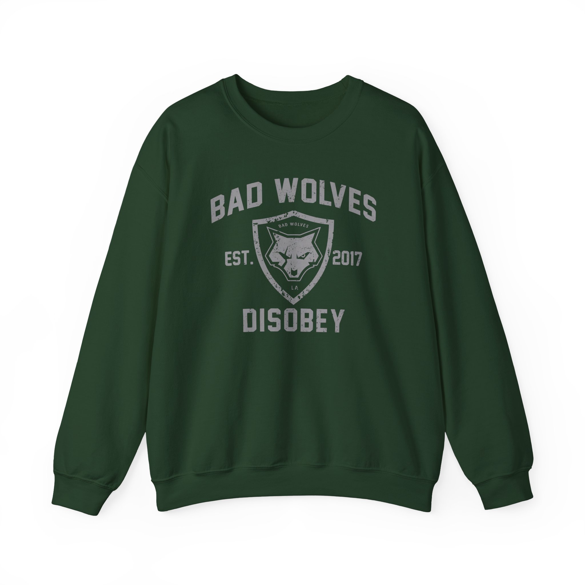 Bad Wolves Disobey Athletic Unisex Heavy Blendâ„¢ Crewneck Sweatshirt
