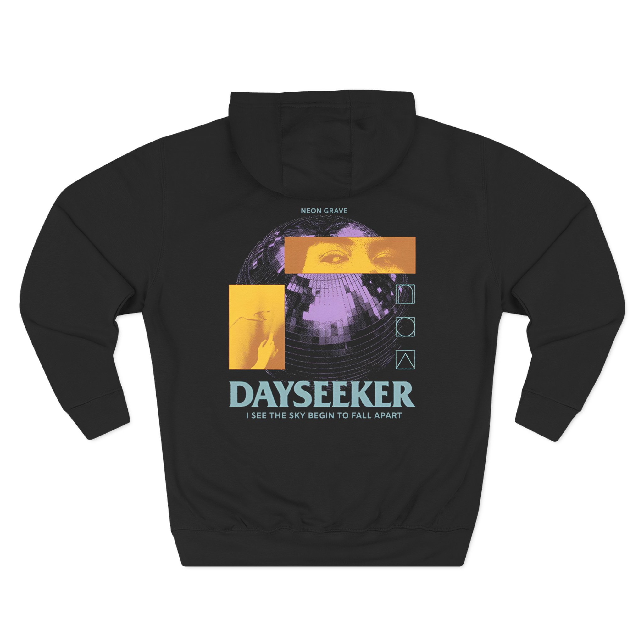 Dayseeker Neon Grave Three-Panel Fleece Hoodie