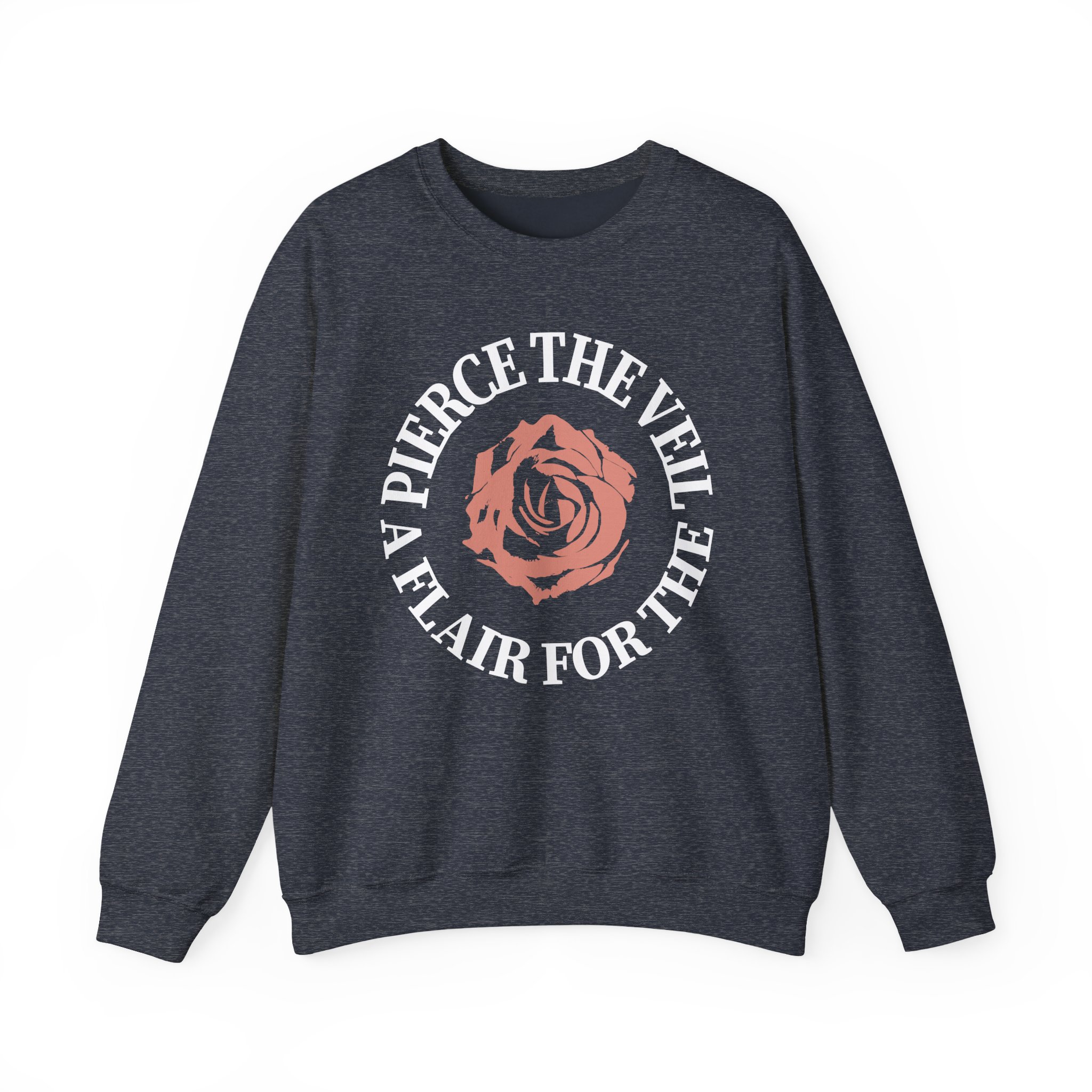Pierce the Veil a Flair for the Dramatic Rose Unisex Heavy Blendâ„¢ Crewneck Sweatshirt