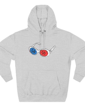 Georgenotfound 3d Goggles Three-Panel Fleece Hoodie