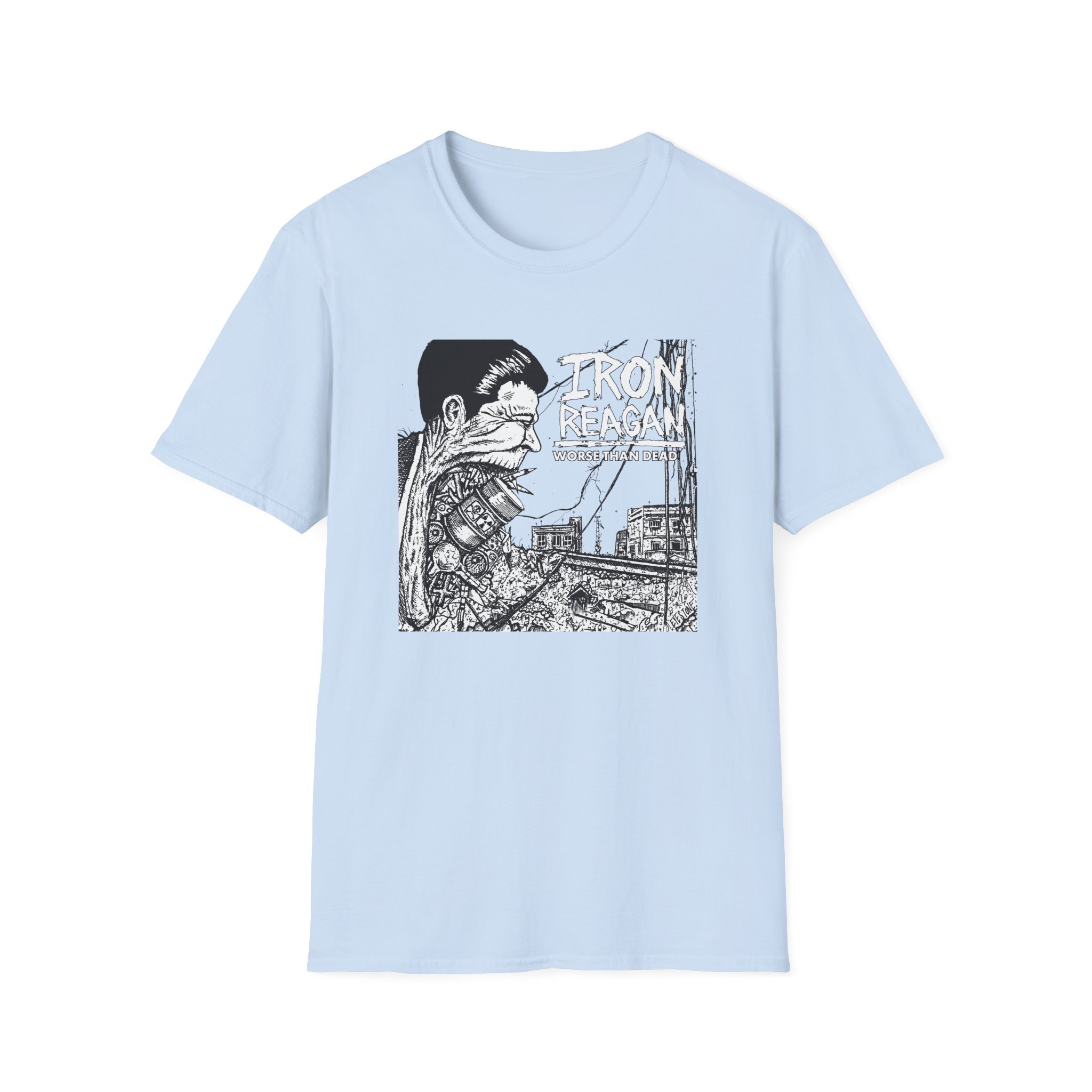 Iron Reagan Worse Than Dead Unisex Softstyle T-Shirt