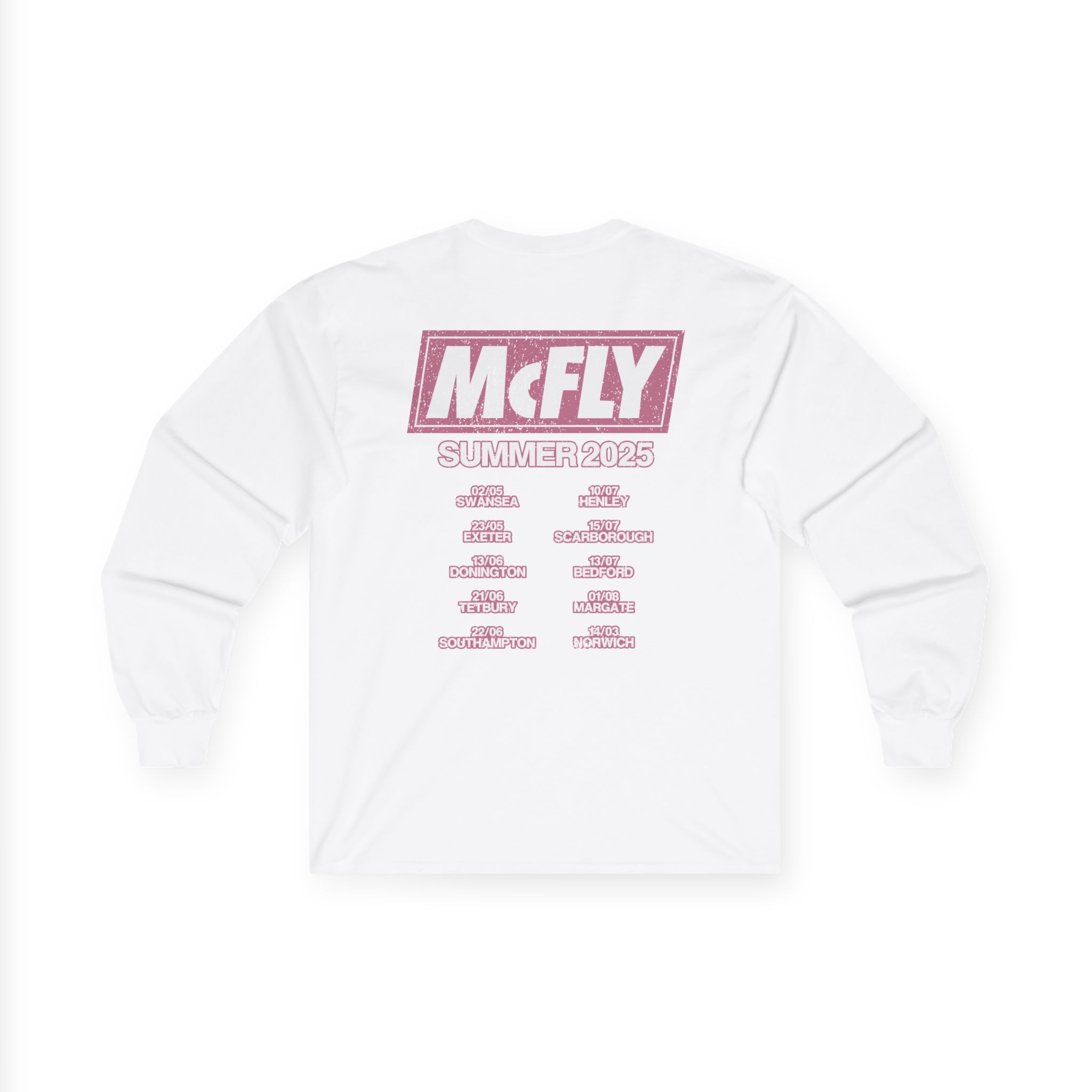 Mcfly Summer 2025 Tour Unisex Ultra Cotton Long Sleeve Tee