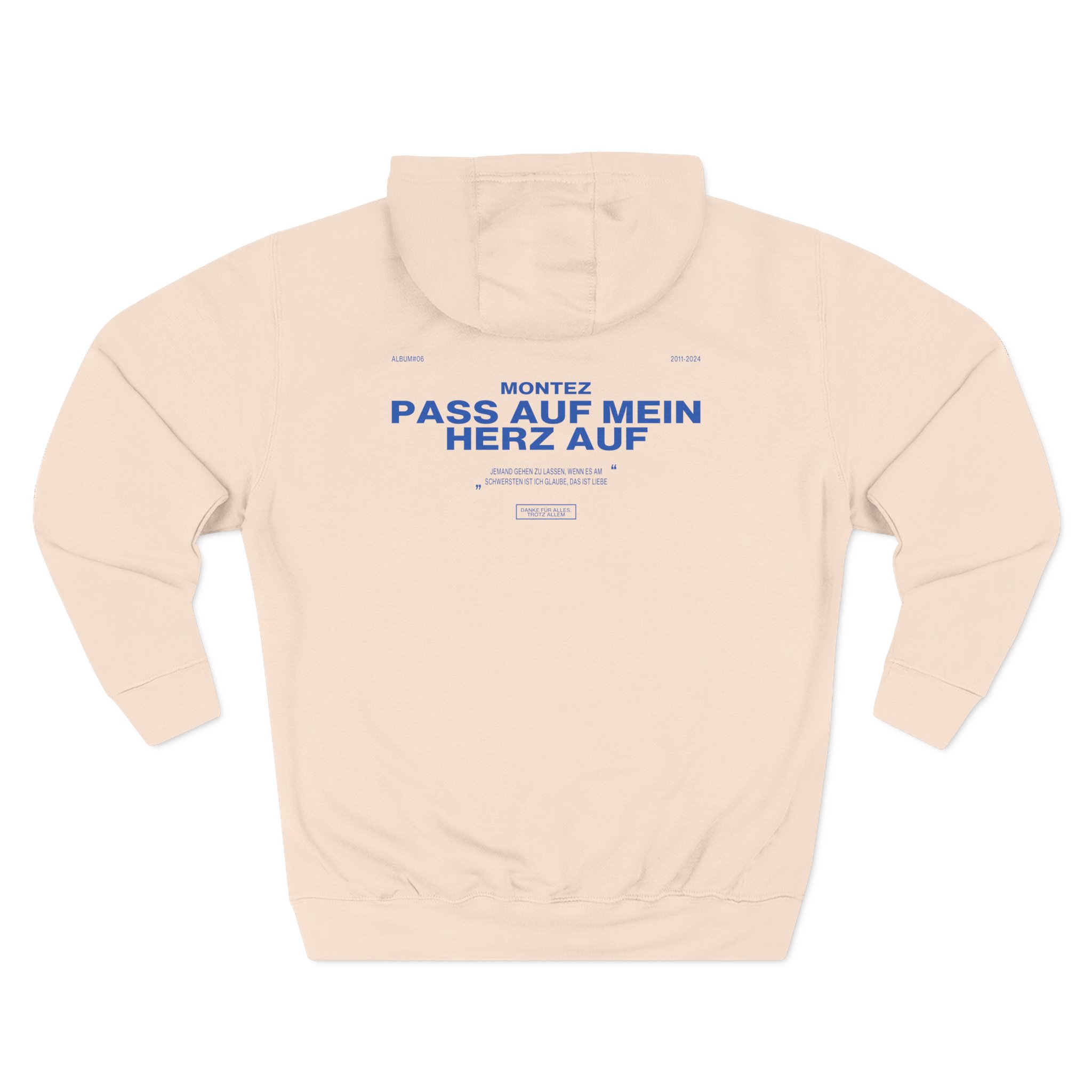 Montez Take Care of My Heart Three-Panel Fleece Hoodie