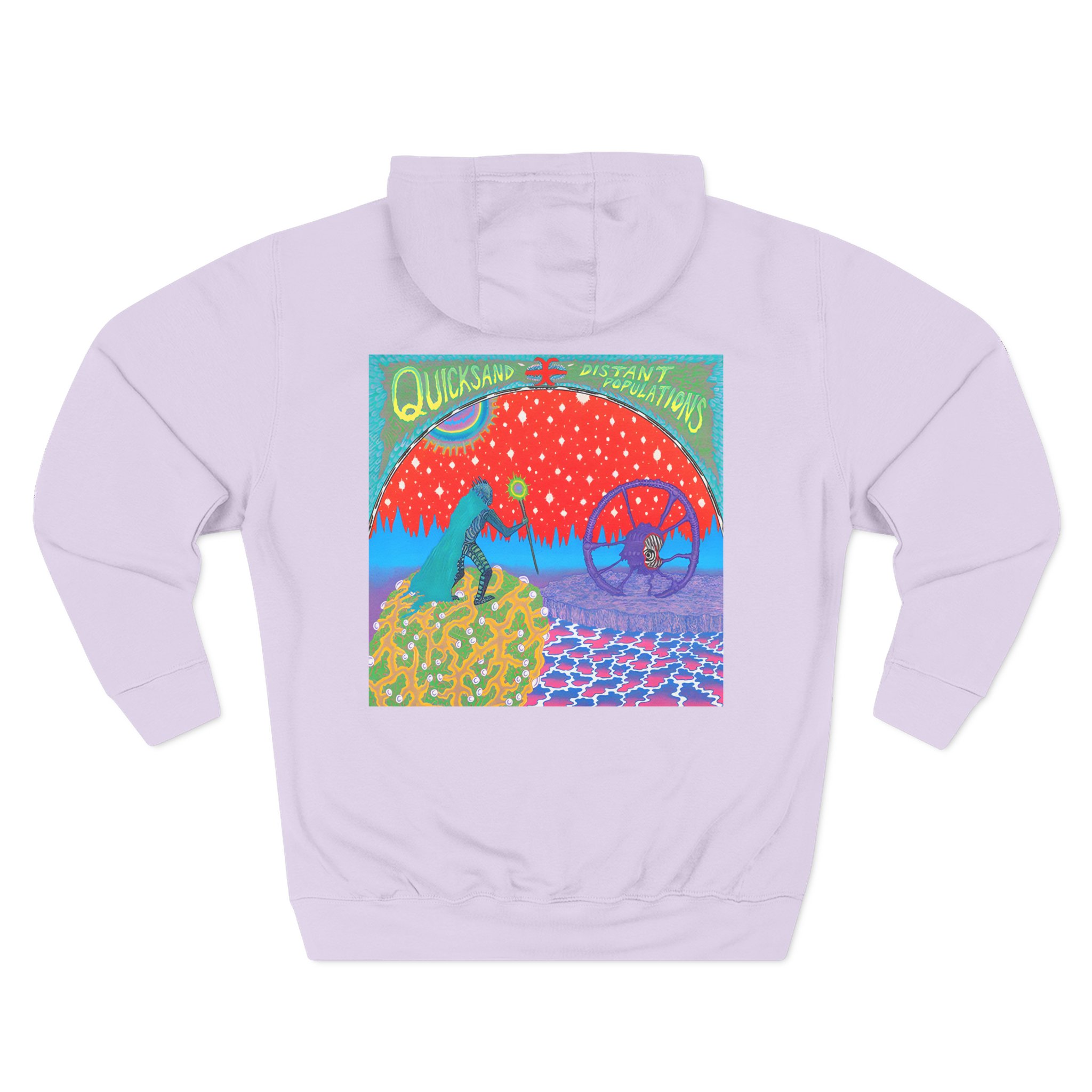 Quicksand Distant Populations Three-Panel Fleece Hoodie