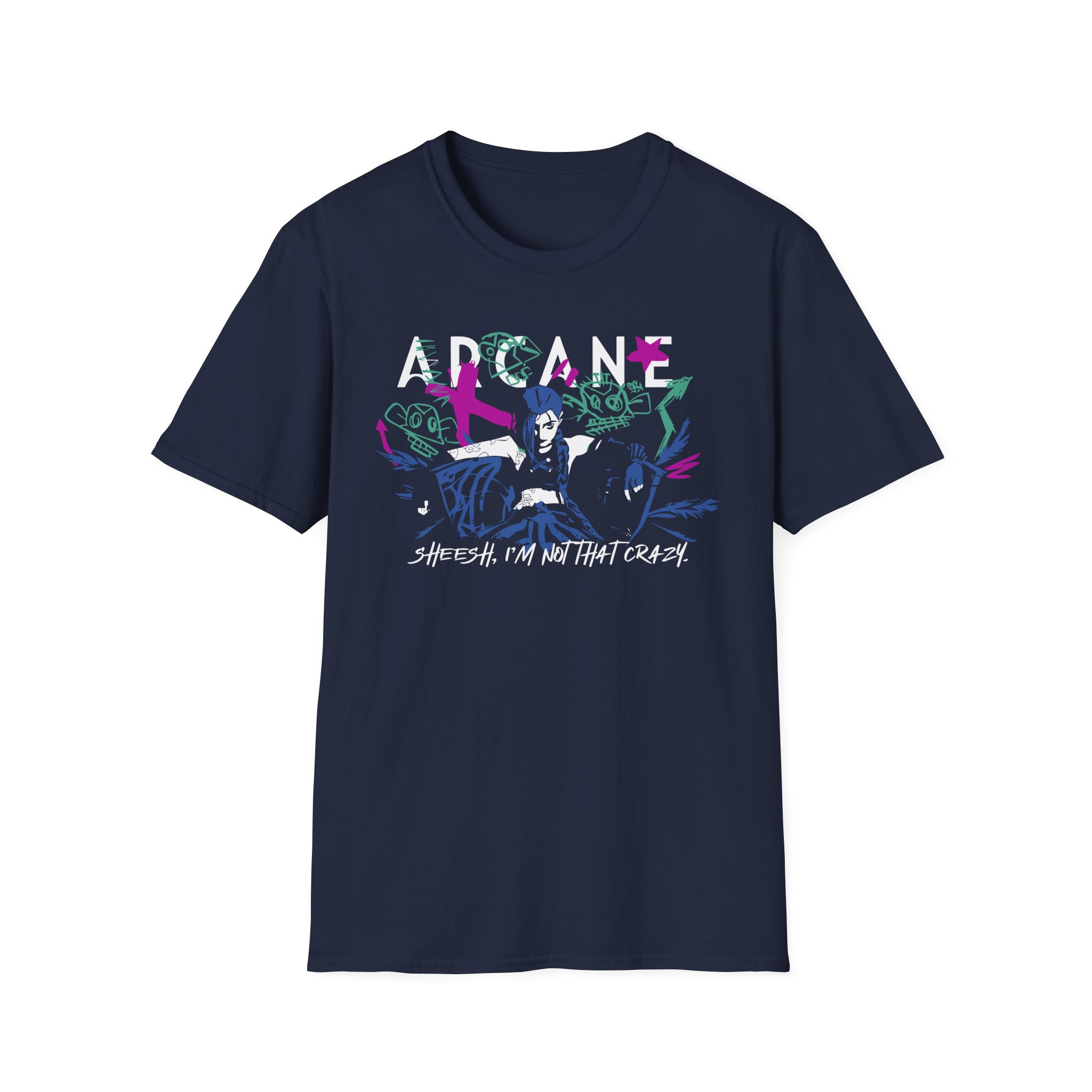 Jinx Arcane Unisex Softstyle T-Shirt