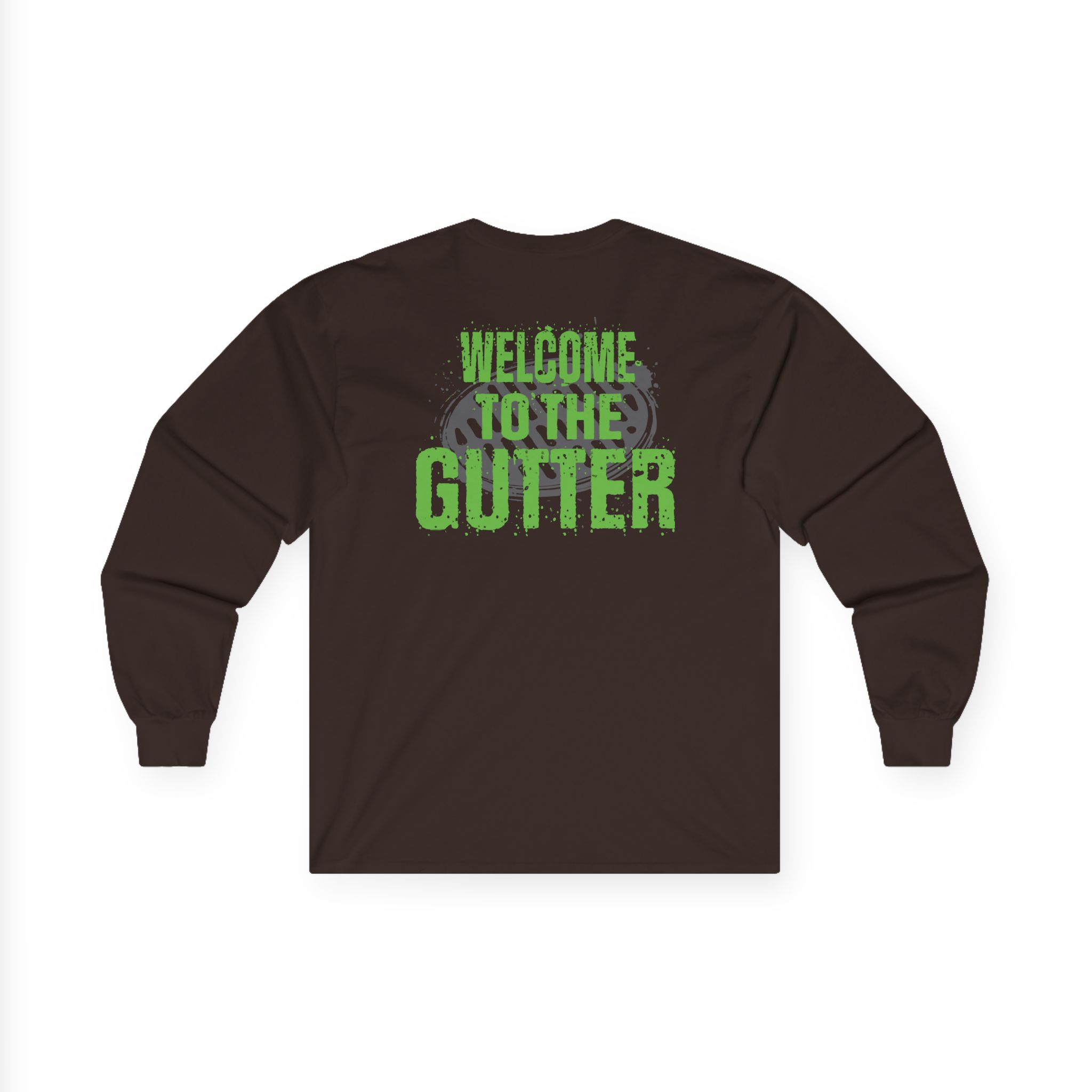 Overkill Welcome to the Gutter Raglan Unisex Ultra Cotton Long Sleeve Tee