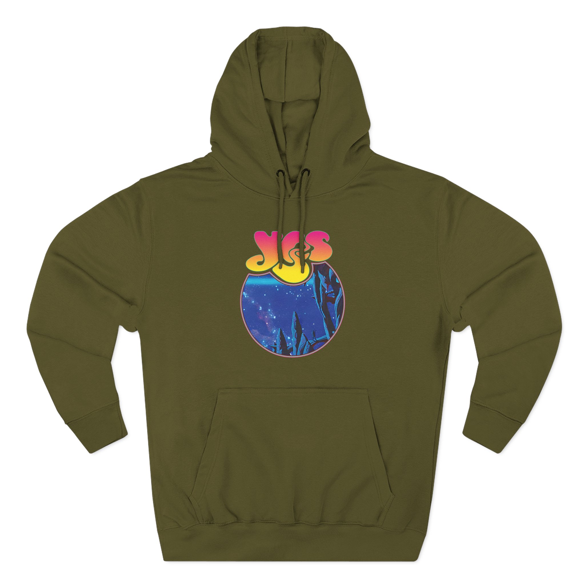 Yes Mirror To The Sky Three-Panel Fleece Hoodie
